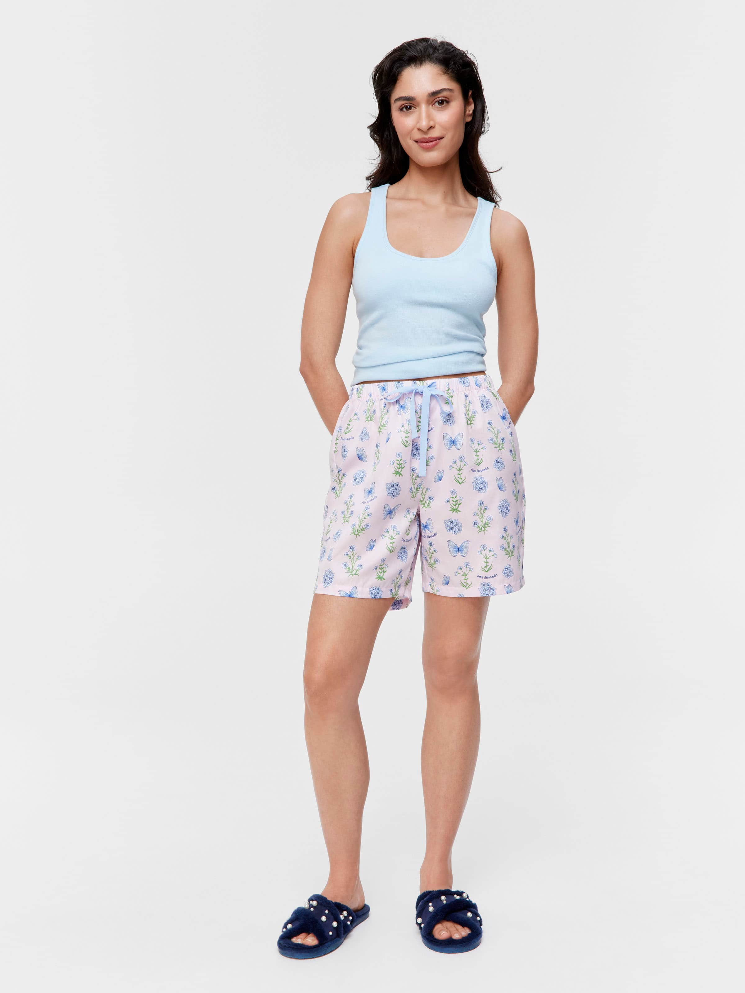 Butterfly Floral 100% Cotton Judy Short