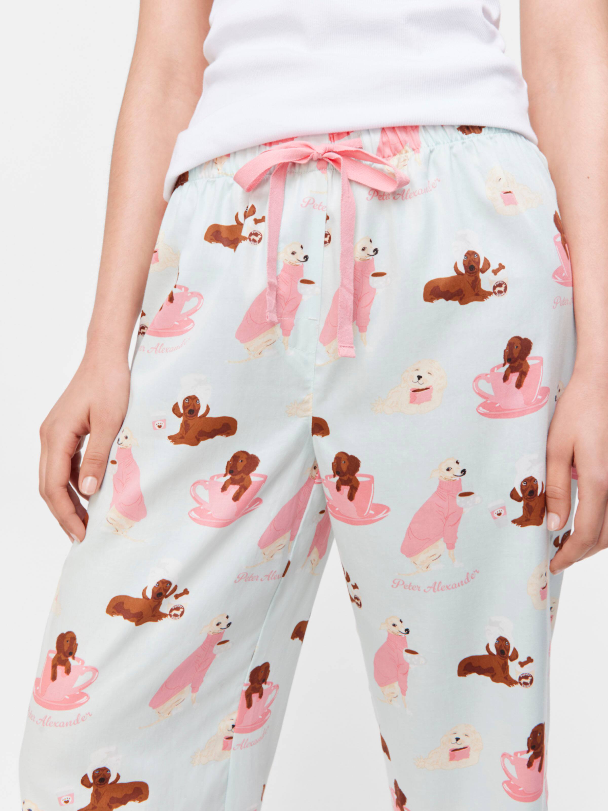 Relaxed Dog 100% Cotton 3/4 Pj Pant