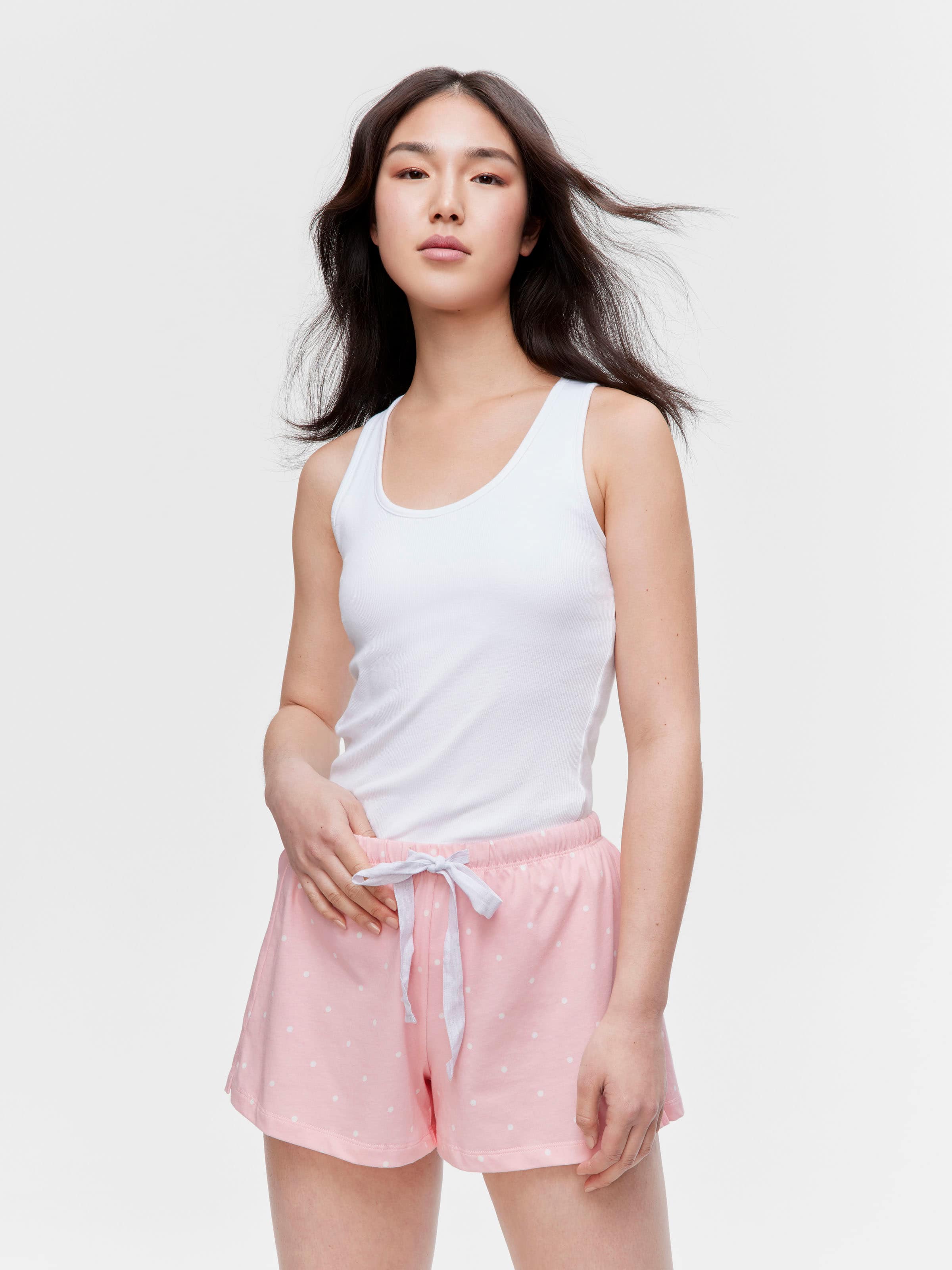 Pink Polka Dot Mini Short