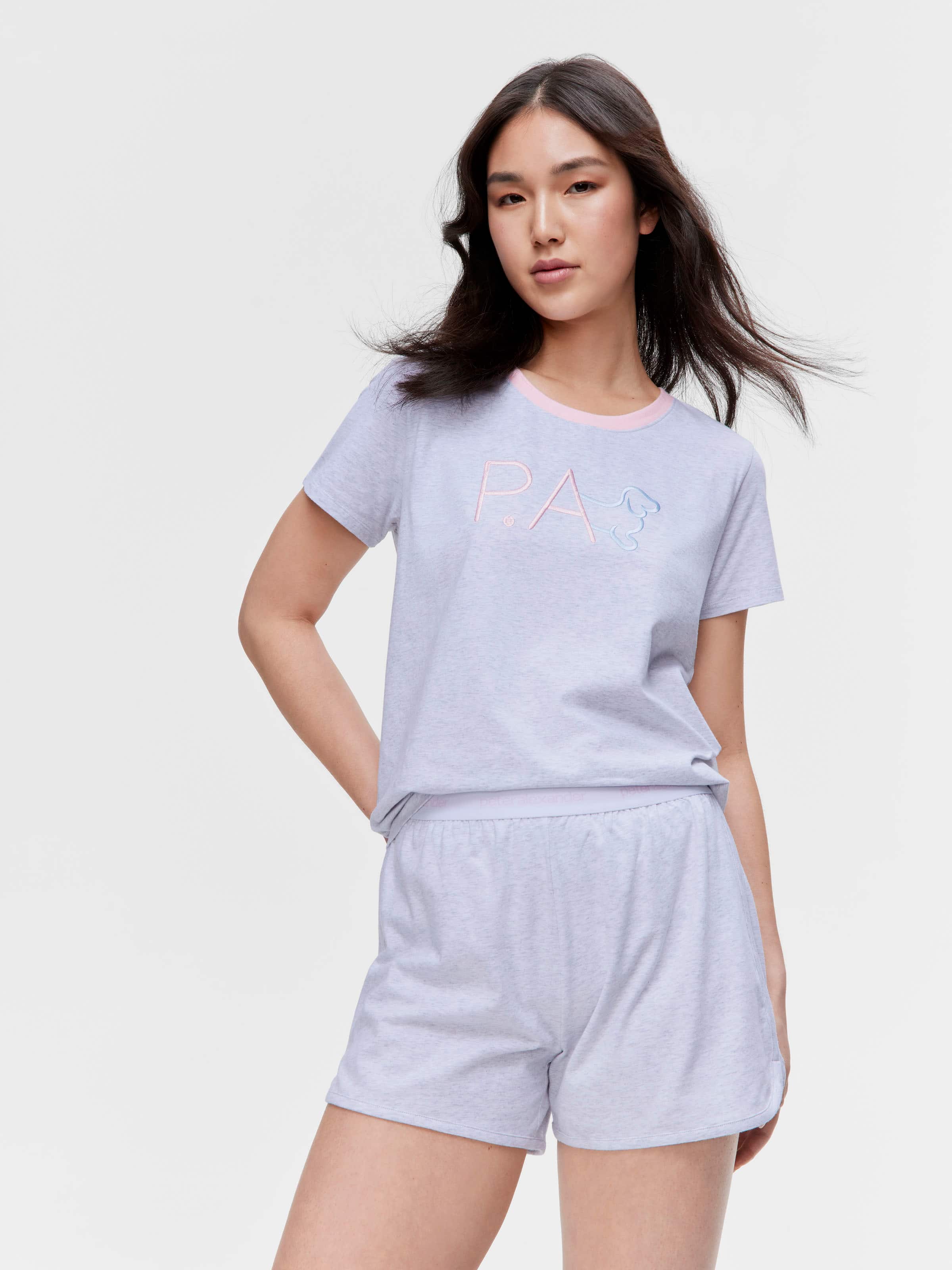 Grey Pa Branded Sporty Short