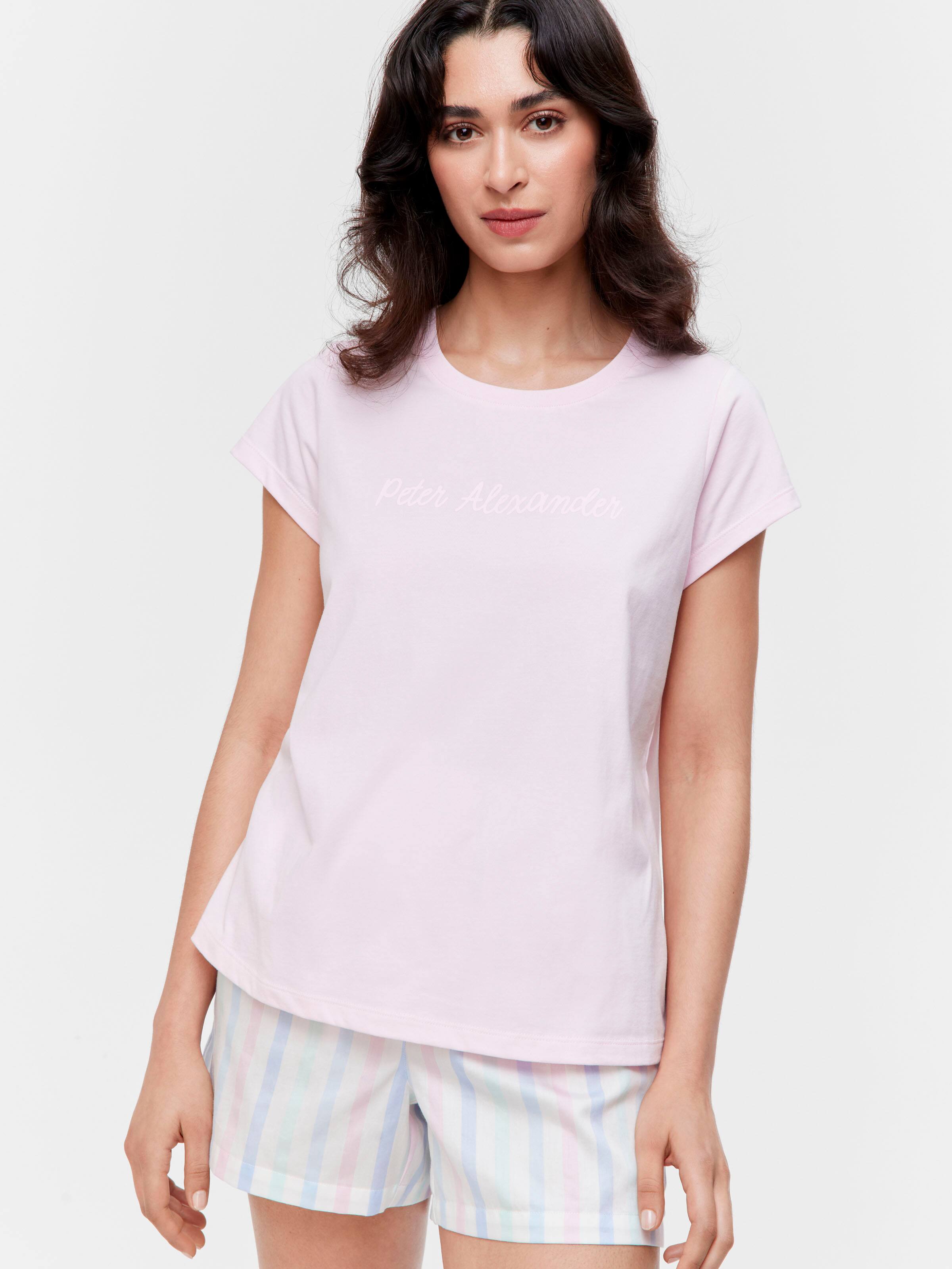 Classic Pink Branded 100% Cotton Tee