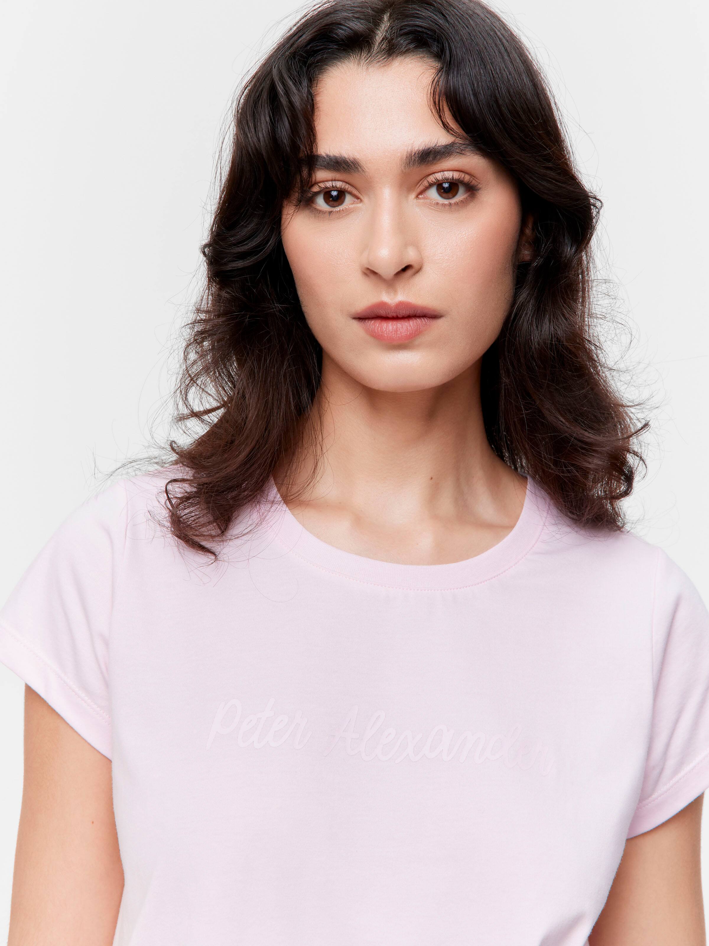 Classic Pink Branded 100% Cotton Tee