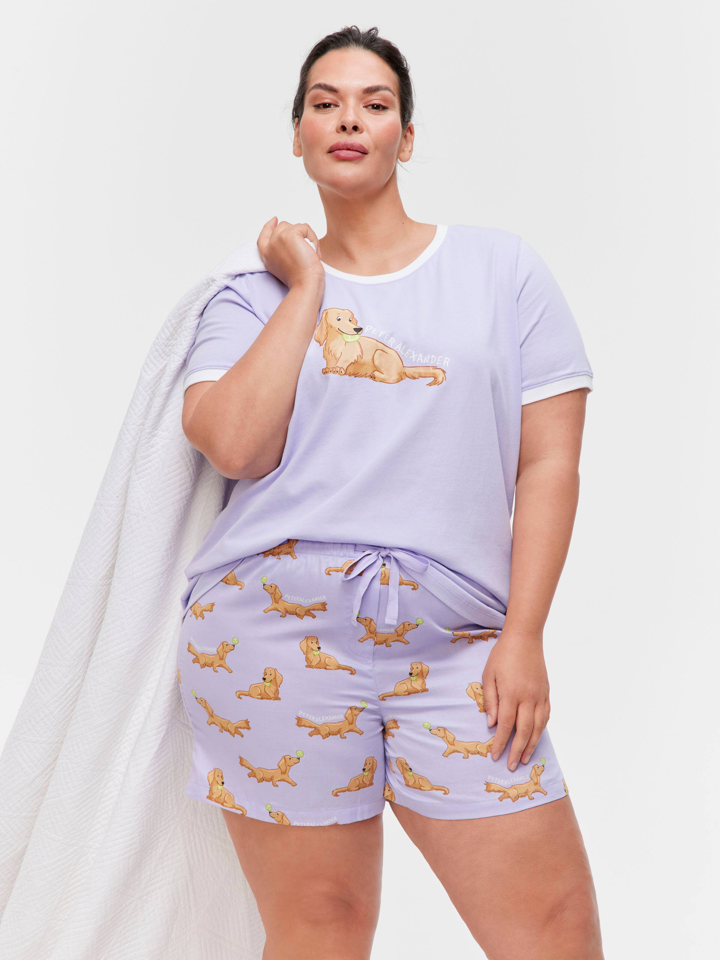 P.A. Plus Tennis Penny 100% Cotton Shortie Pj Set