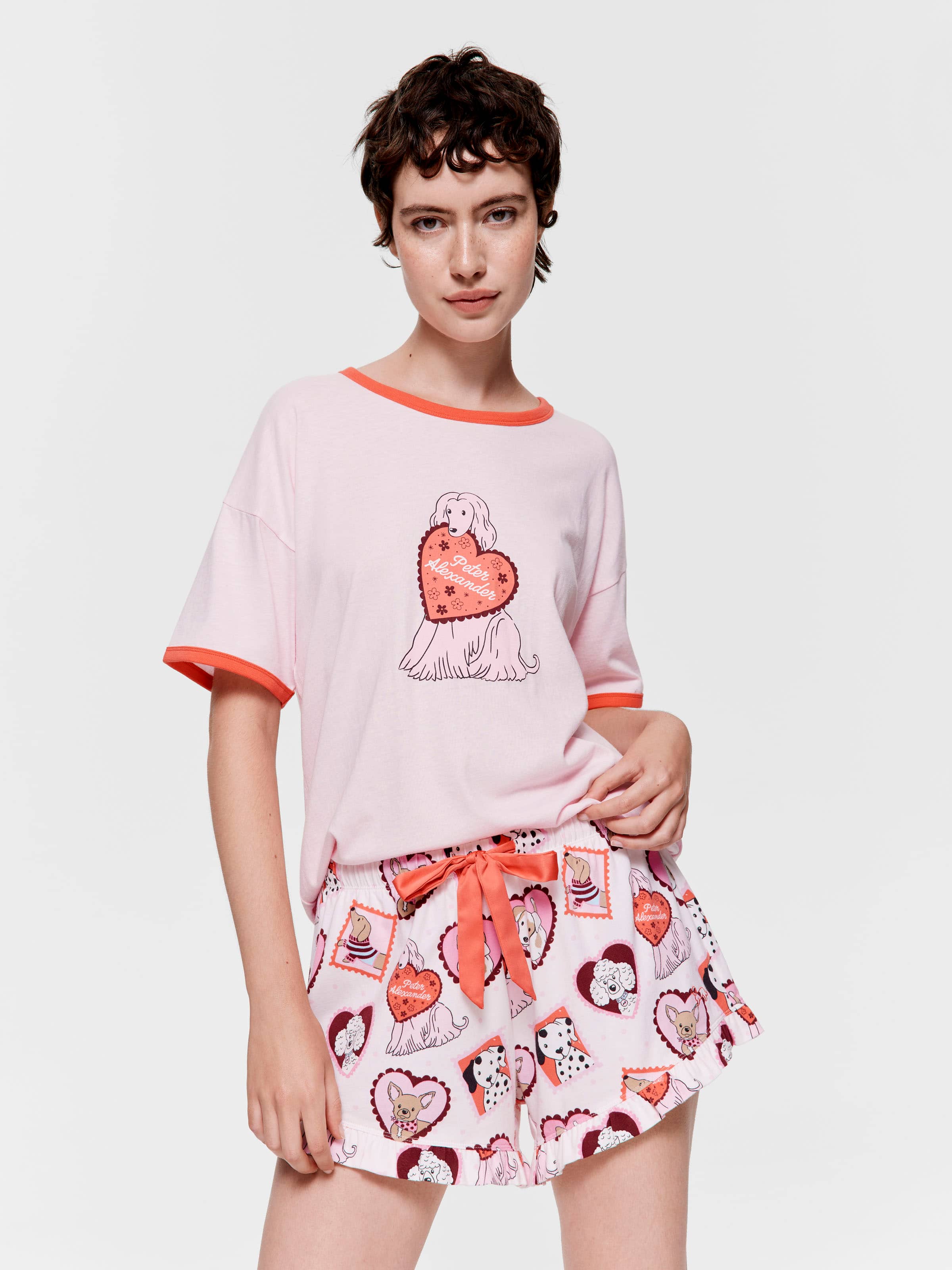 Dog Stamp Flutter Mini Short