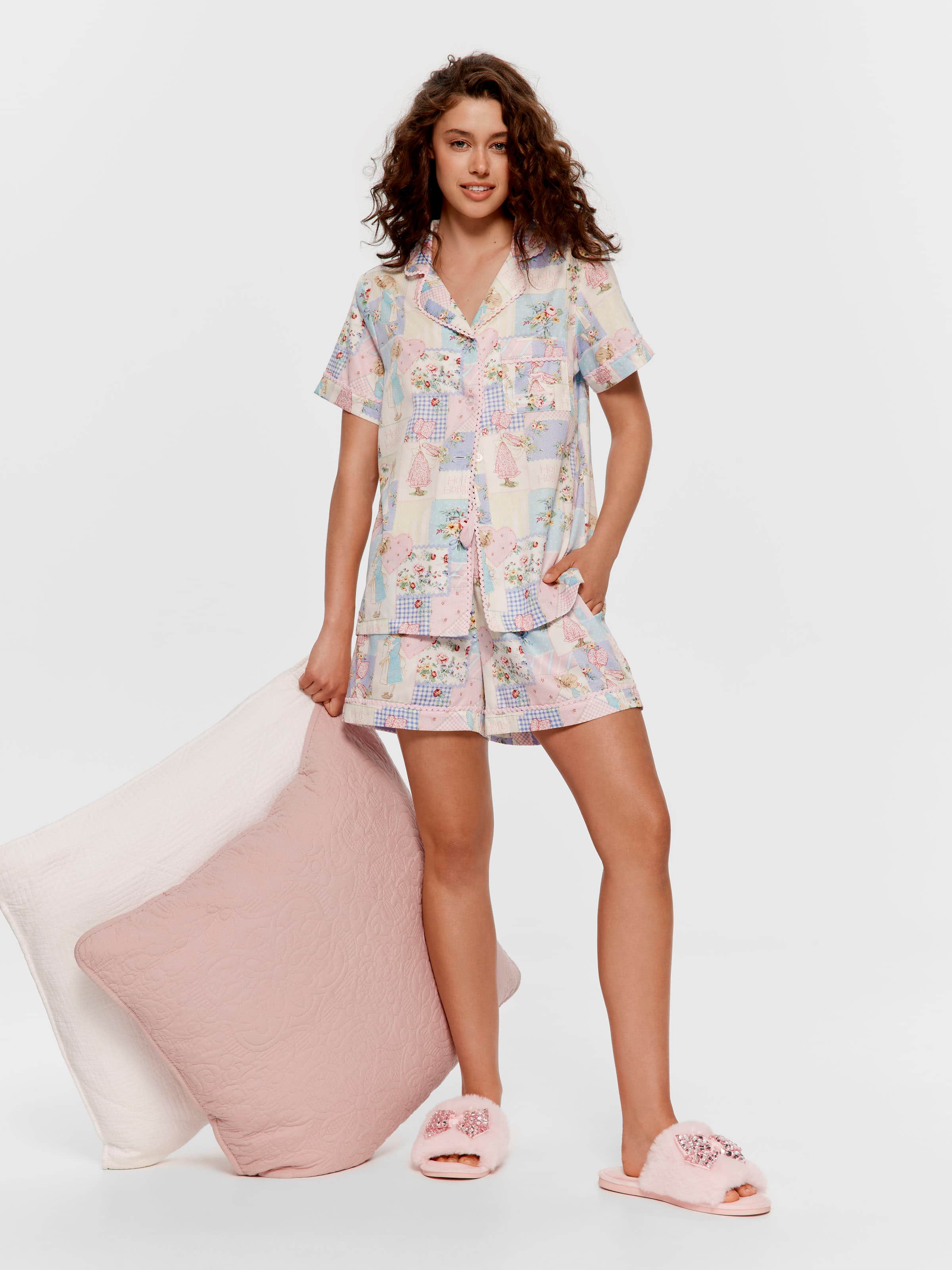 Holly Hobbie 100% Cotton Shortie Pj Set