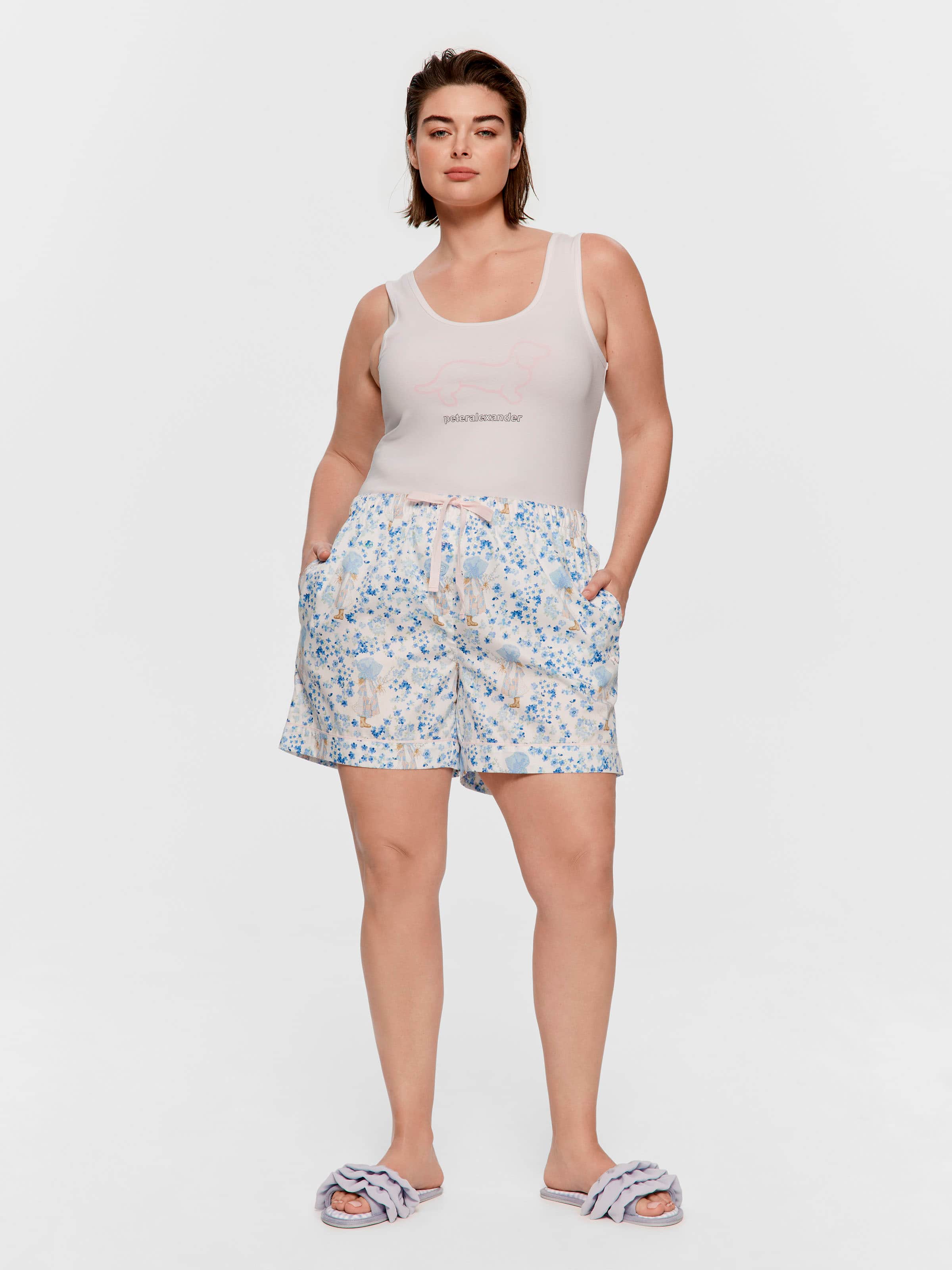 P.A. Plus Holly Hobbie 100% Cotton Relaxed Mid Short