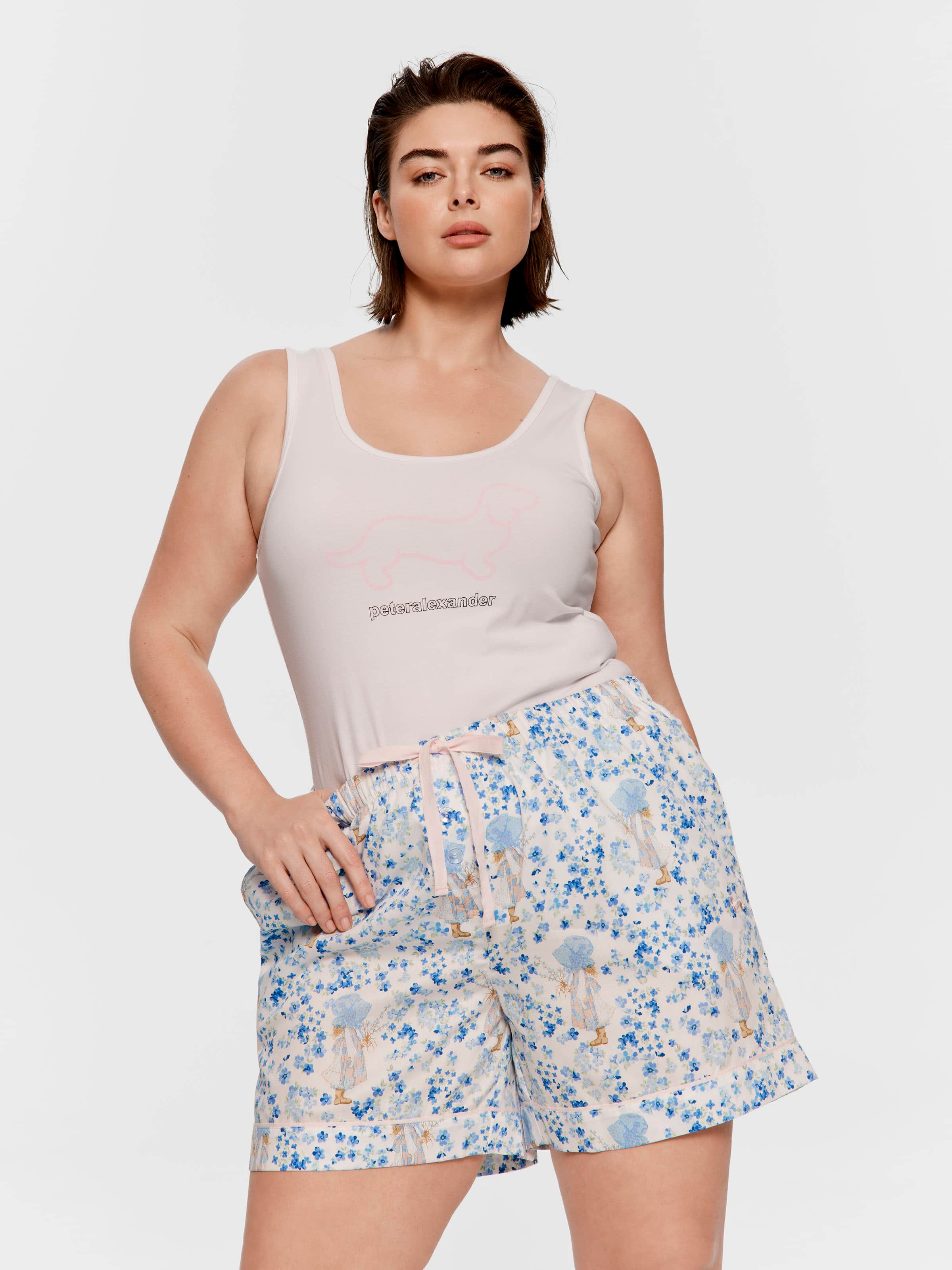 P.A. Plus Holly Hobbie 100% Cotton Relaxed Mid Short