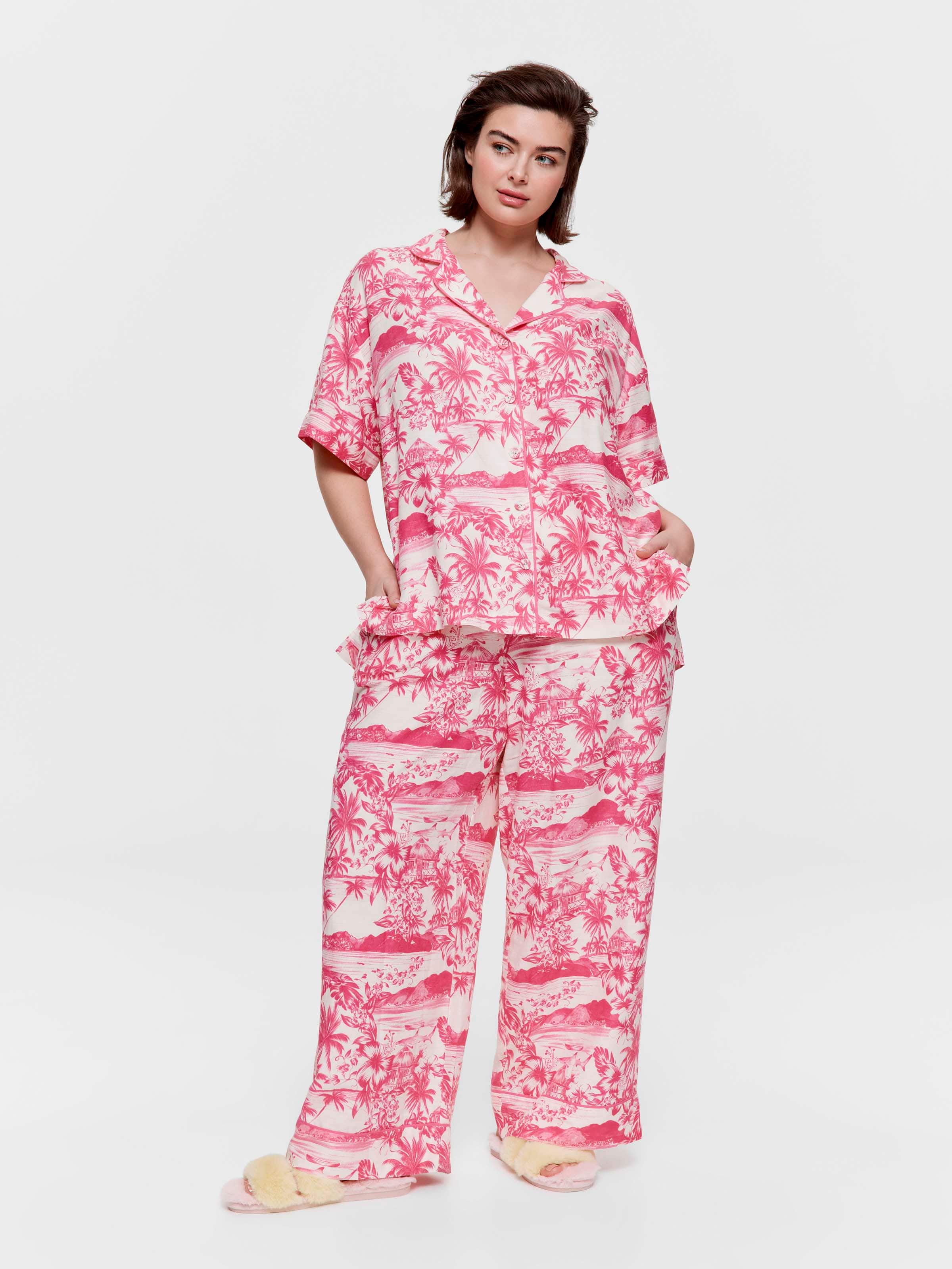 P.A. Plus Tropical Pink Shirt