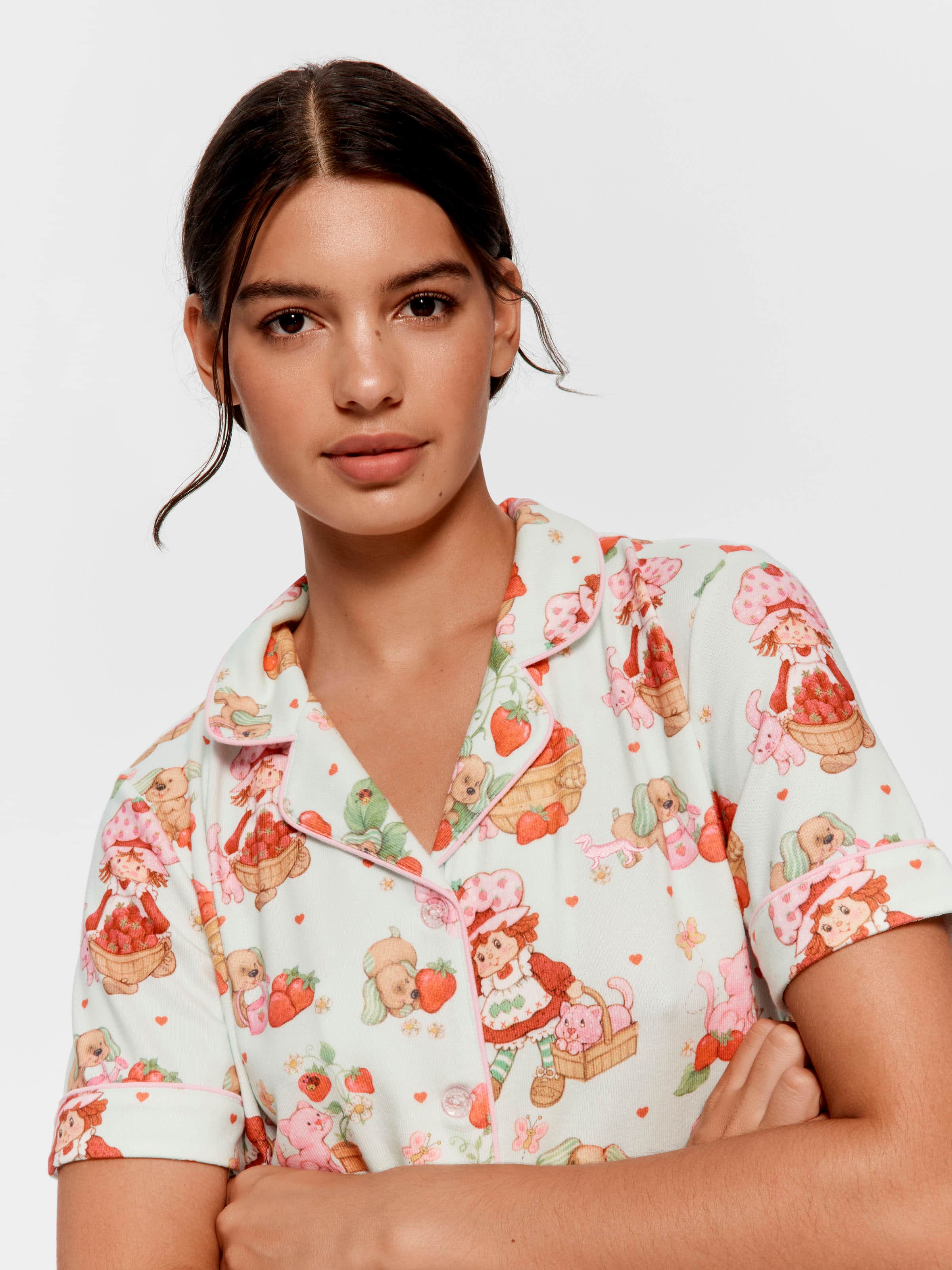 Strawberry Shortcake Plush Shortie Pj Set