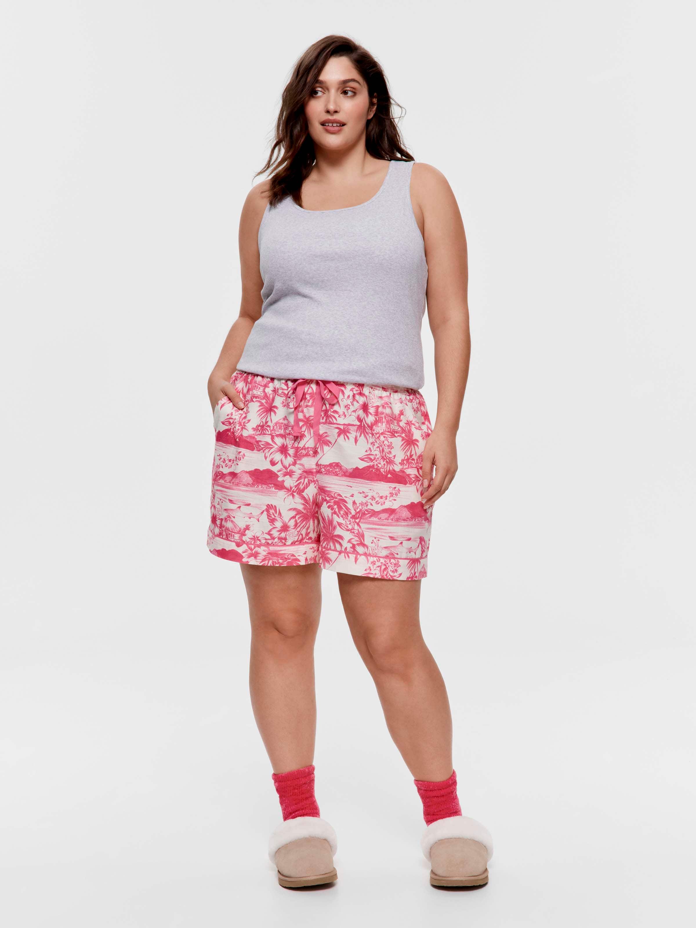 P.A. Plus Tropical Pink Long Short