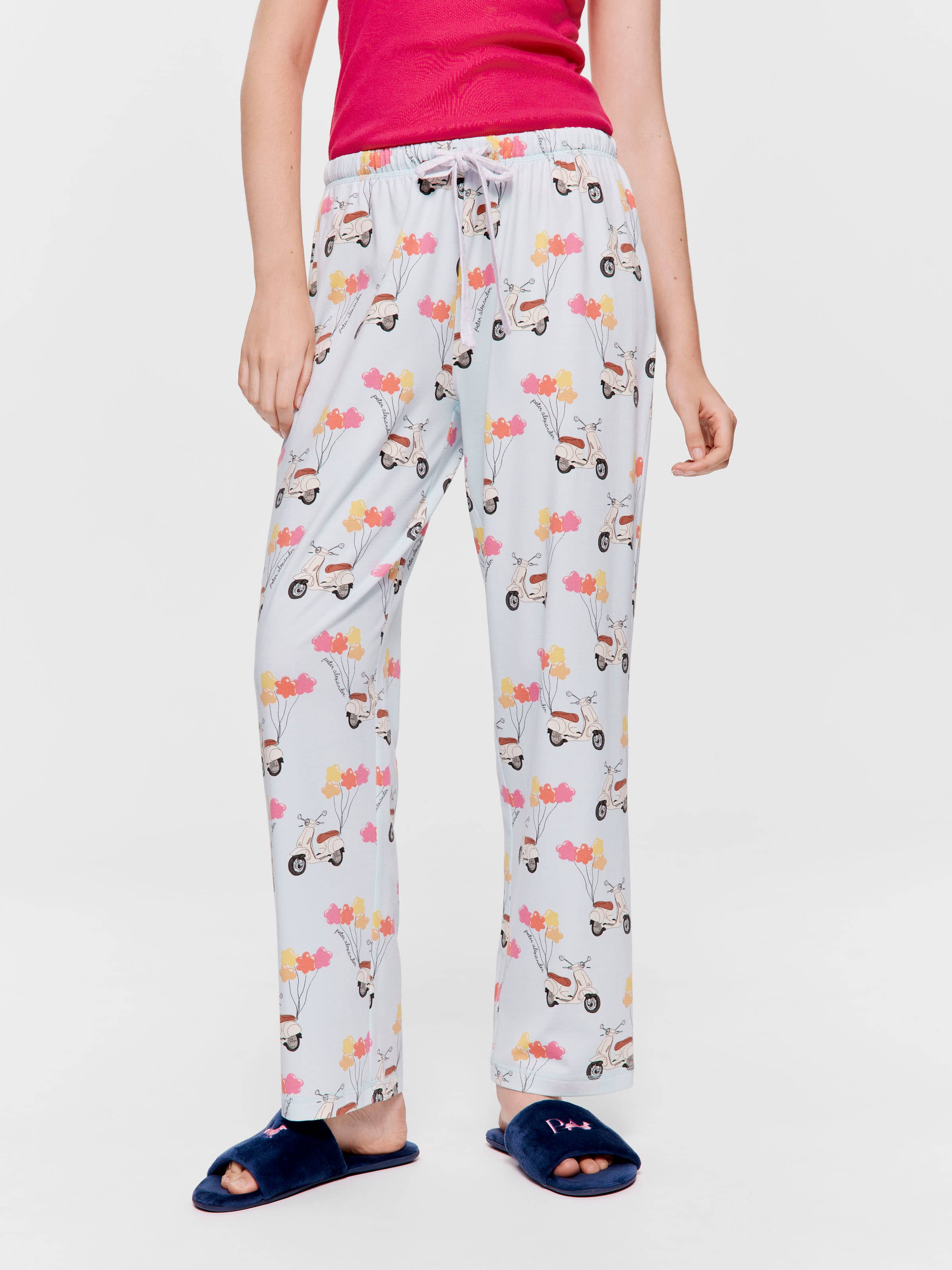 Moped Balloons Straight Leg Pj Pant