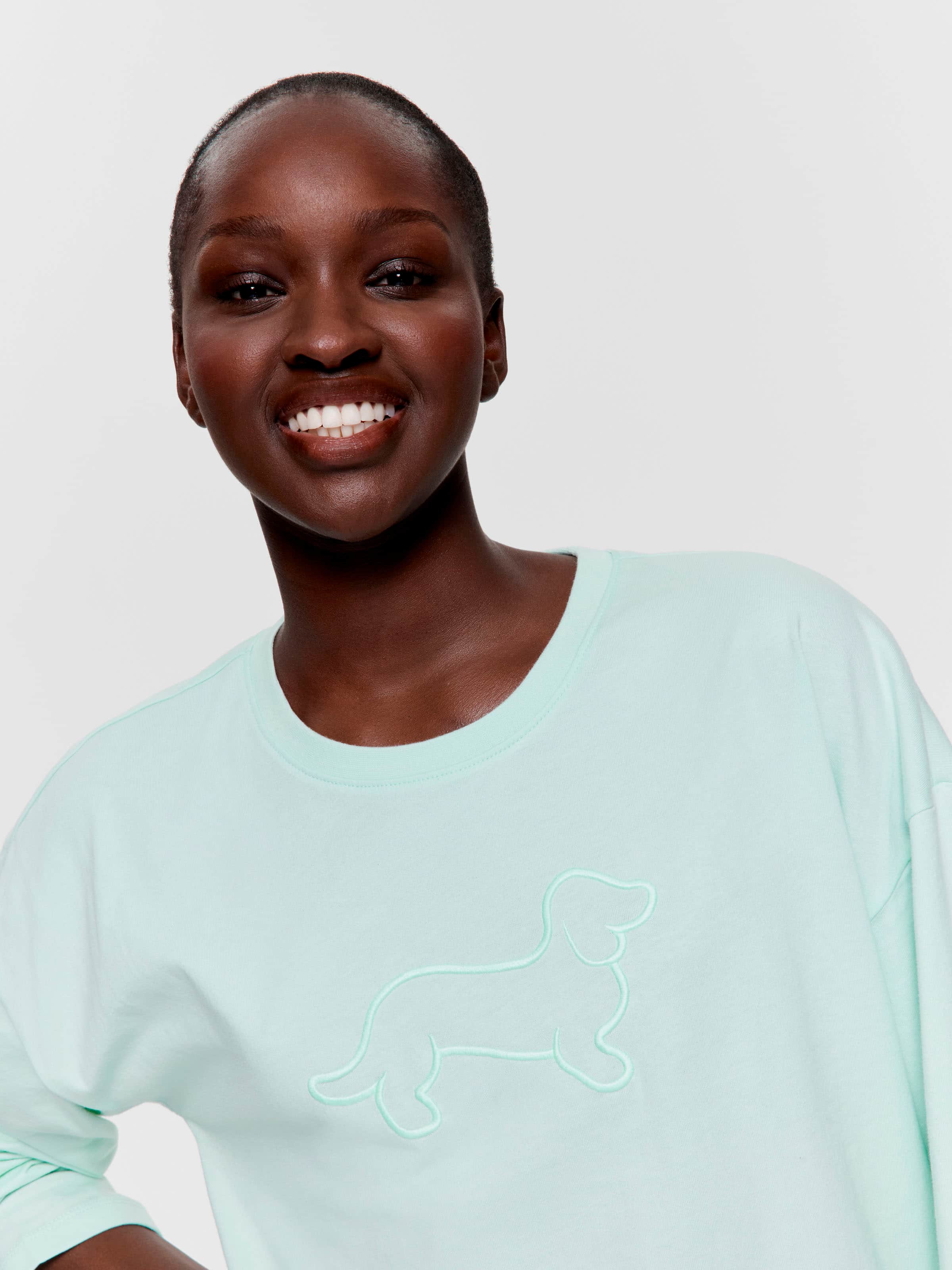 Mint Penny Long Sleeve Top