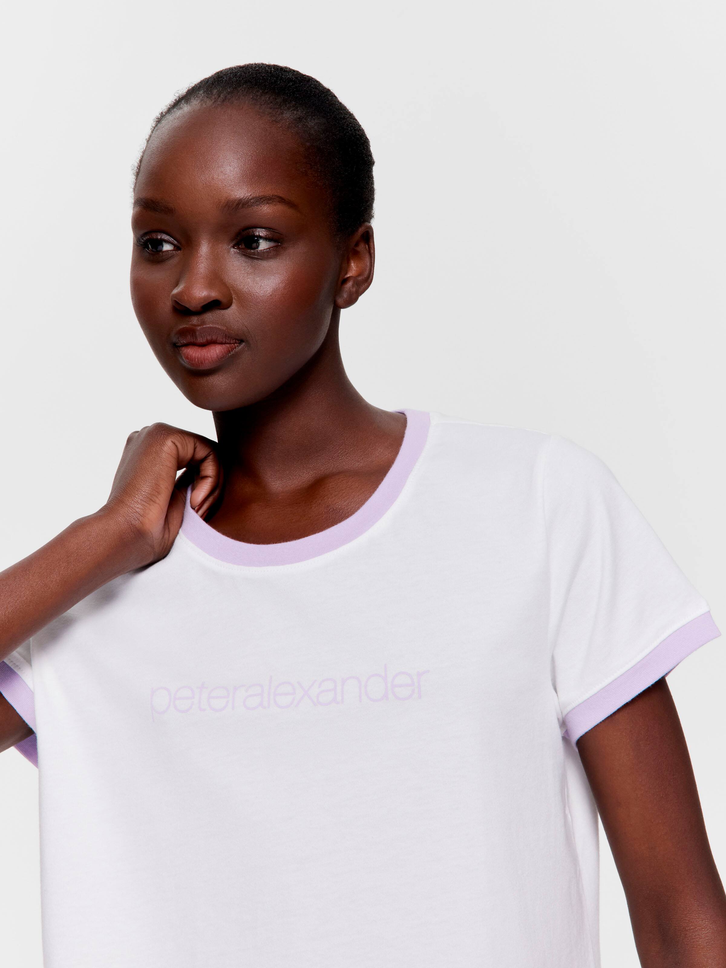 Peter Alexander 100% Cotton Cream Tee