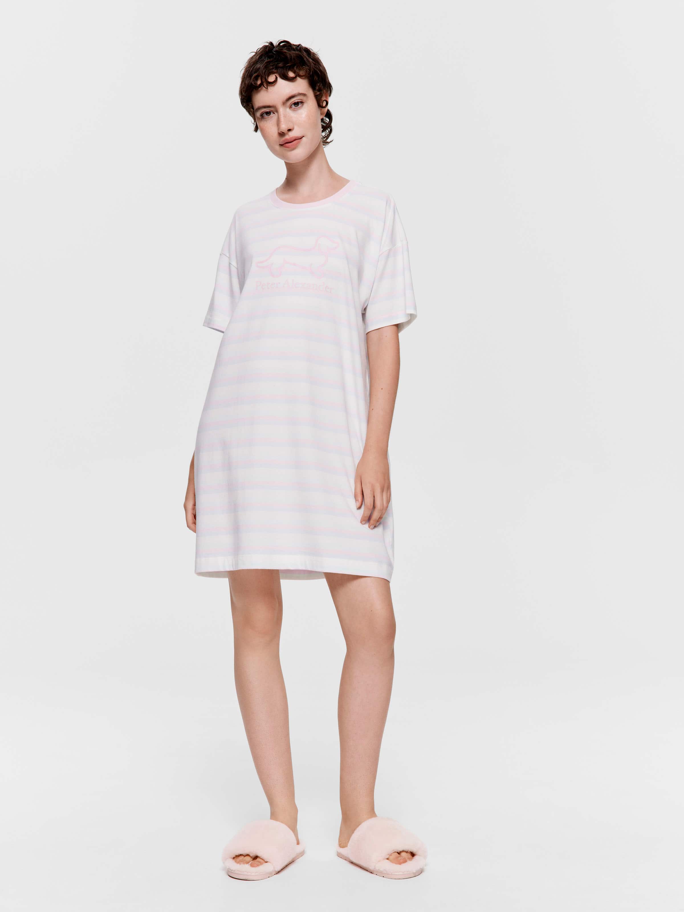 Stripe Penny Slim Sleep Tee