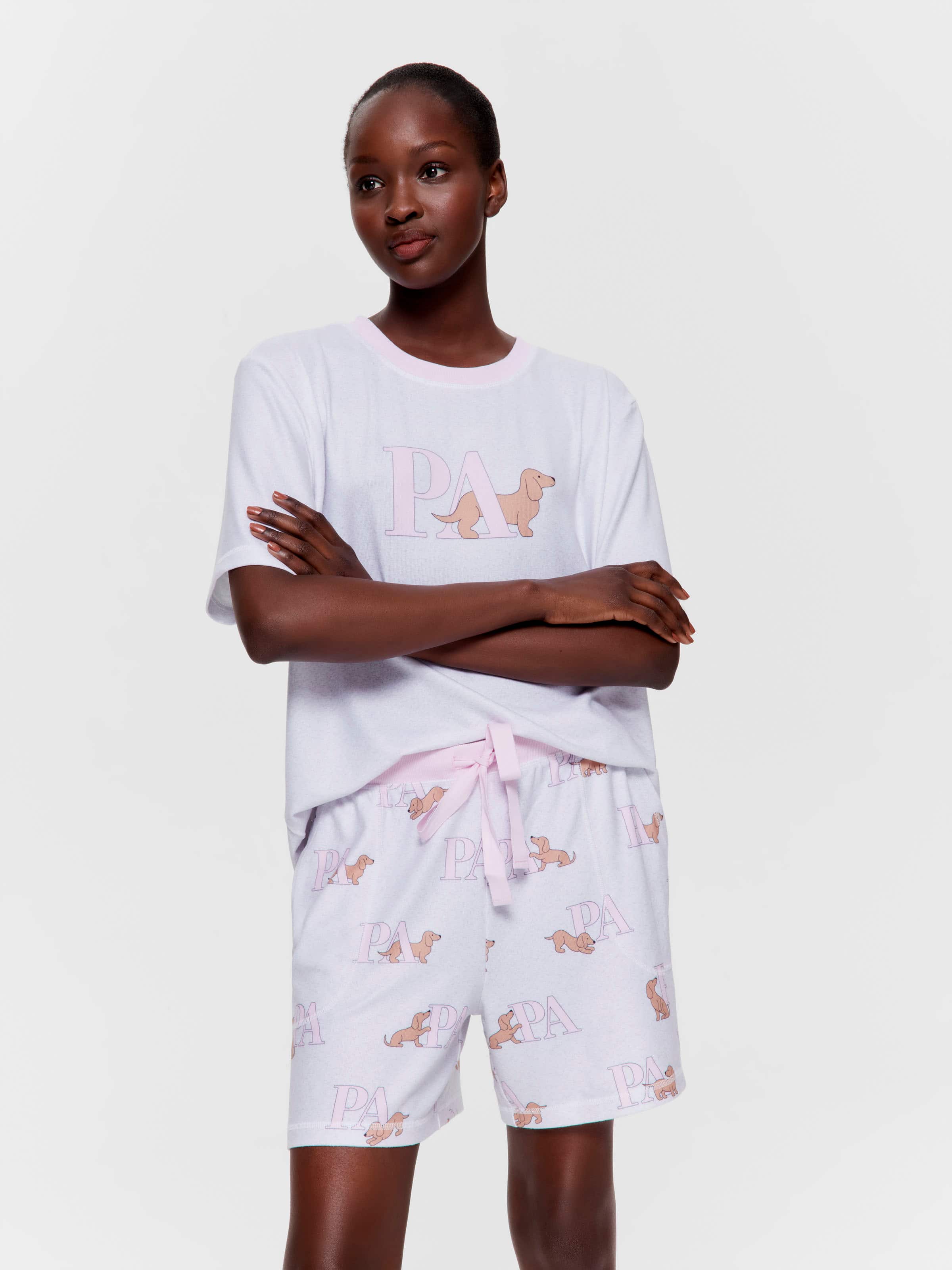 Penny Logo Plush Mid Short