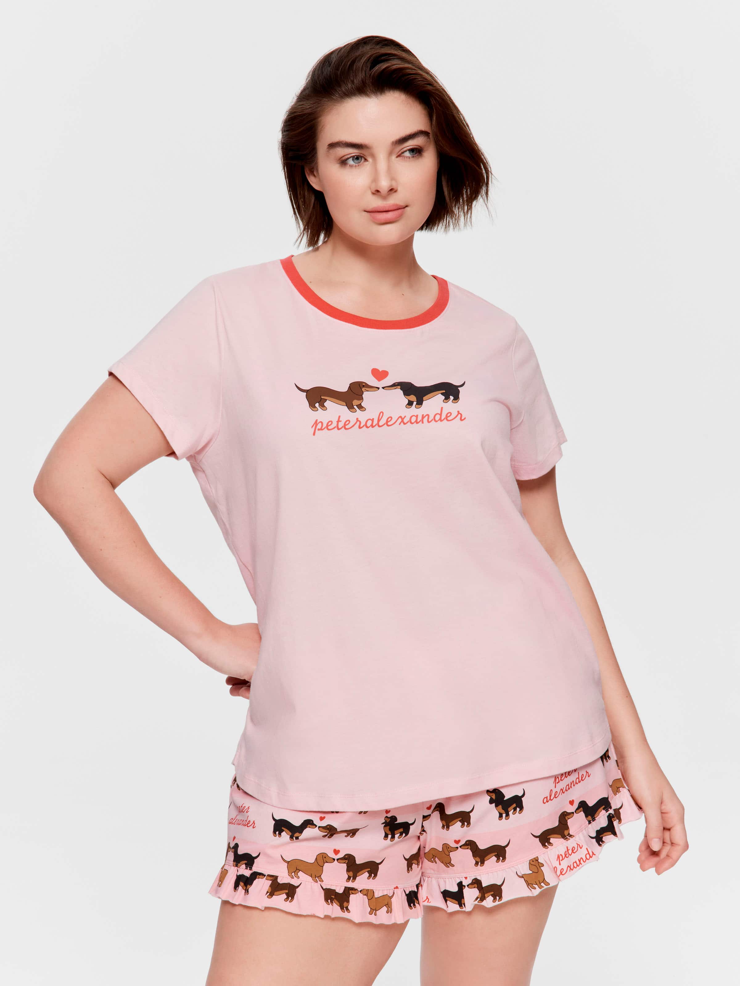 P.A. Plus Dachshund Love 100% Cotton Tee