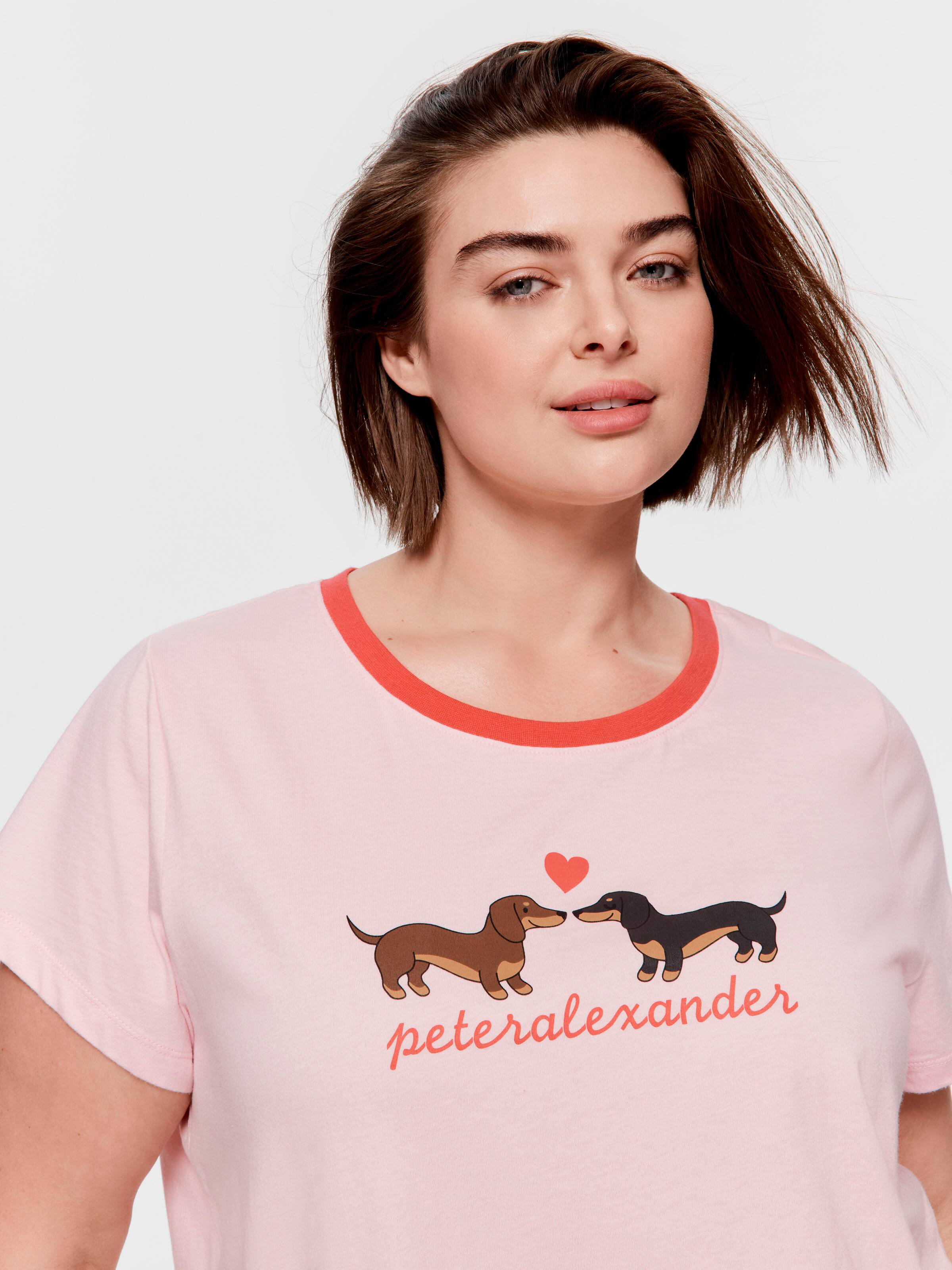 P.A. Plus Dachshund Love 100% Cotton Tee
