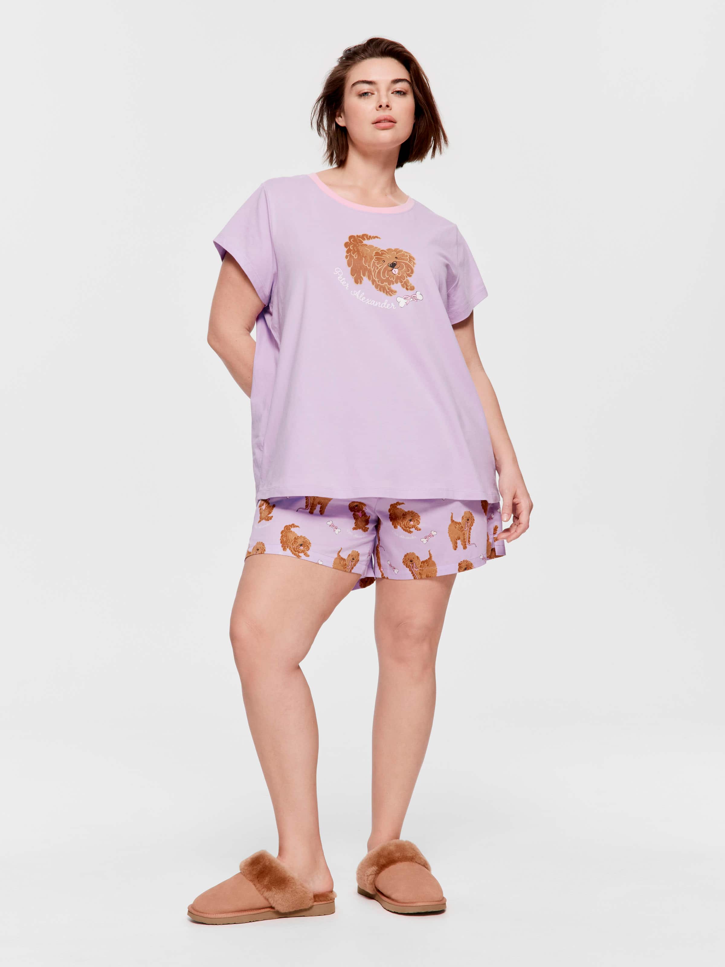 P.A. Plus Lilac Cavoodle 100% Cotton Tee
