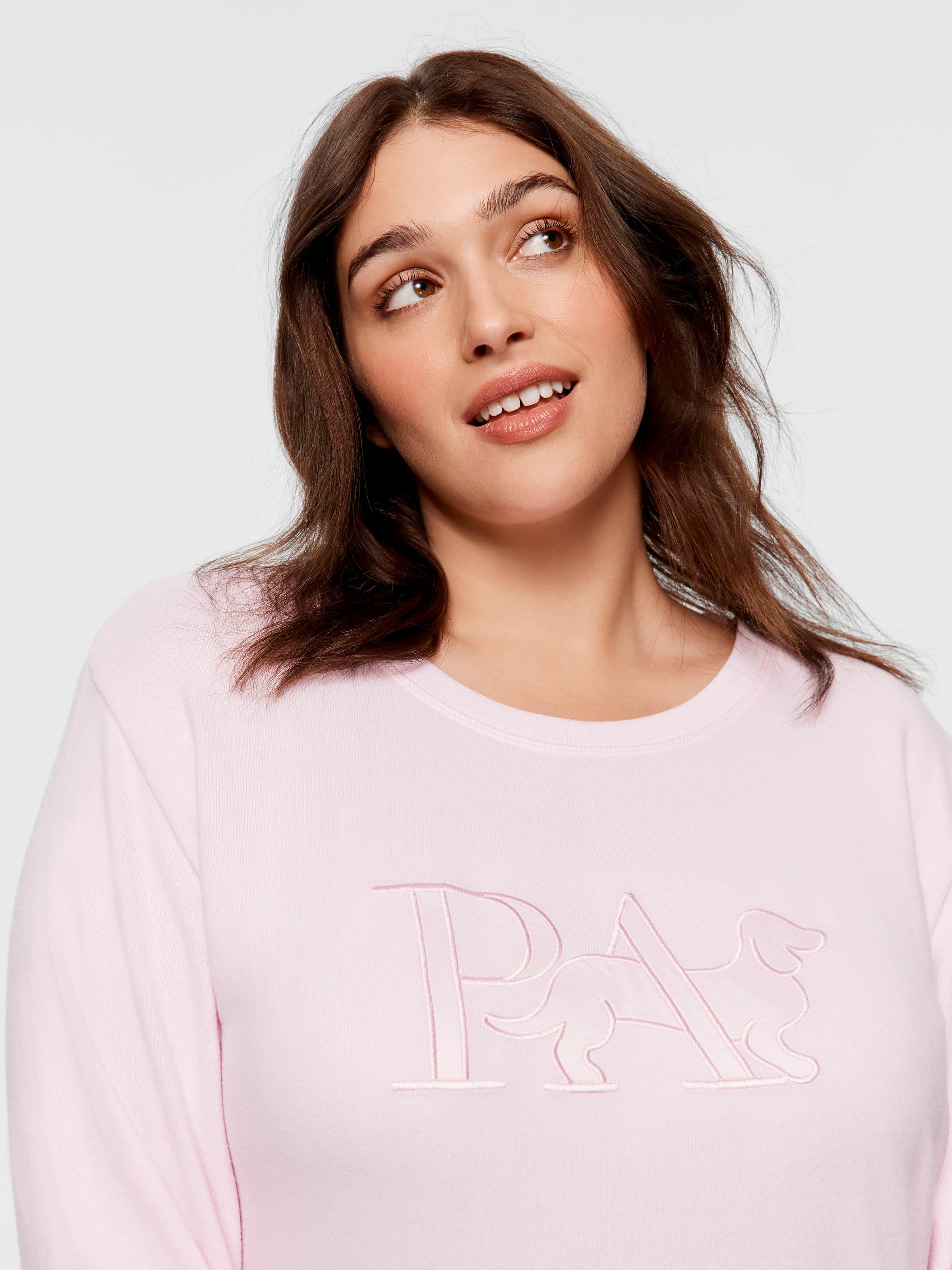 P.A. Plus Pink Plush Sweater