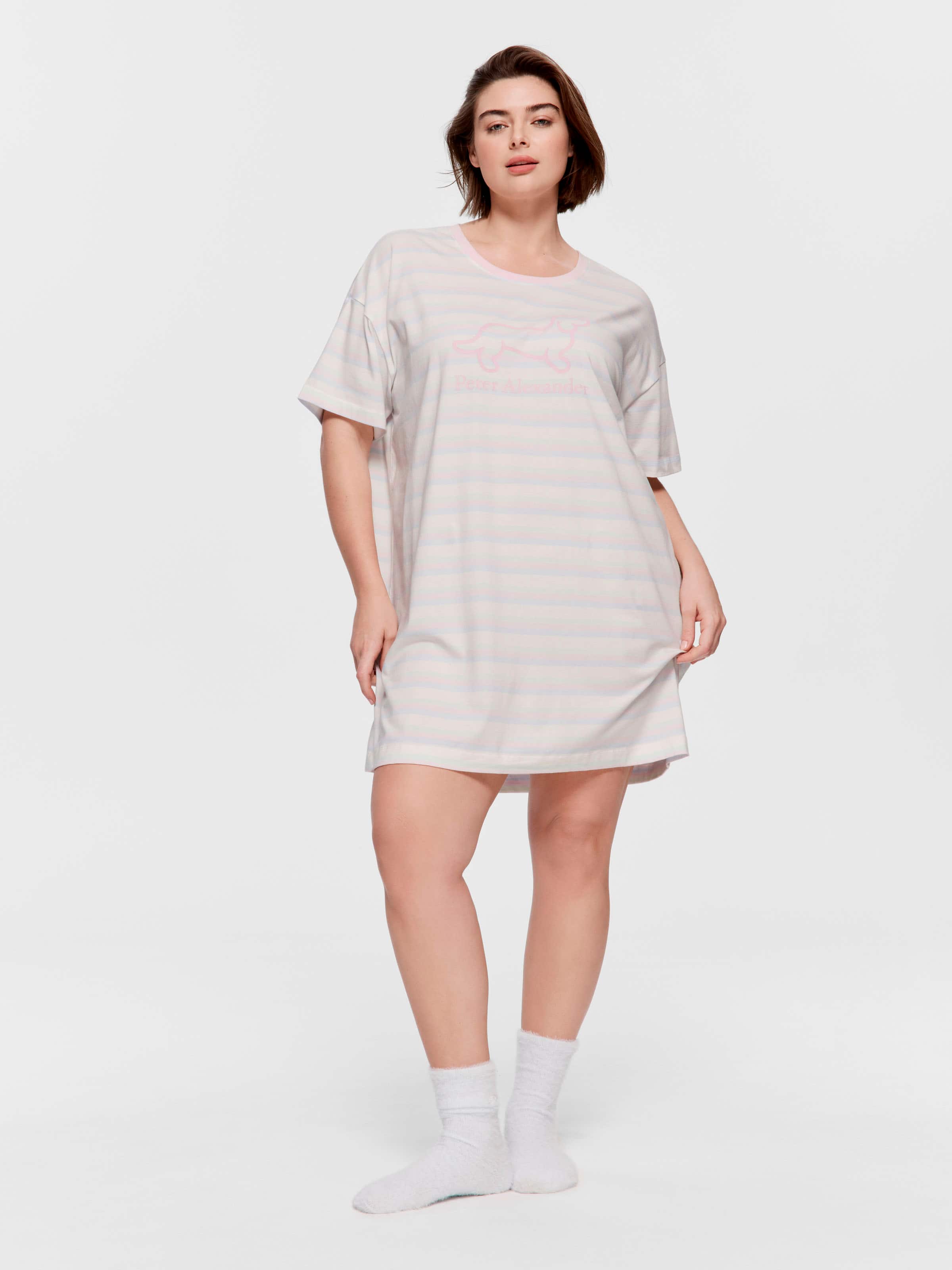 P.A. Plus Stripe Penny Slim Sleep Tee