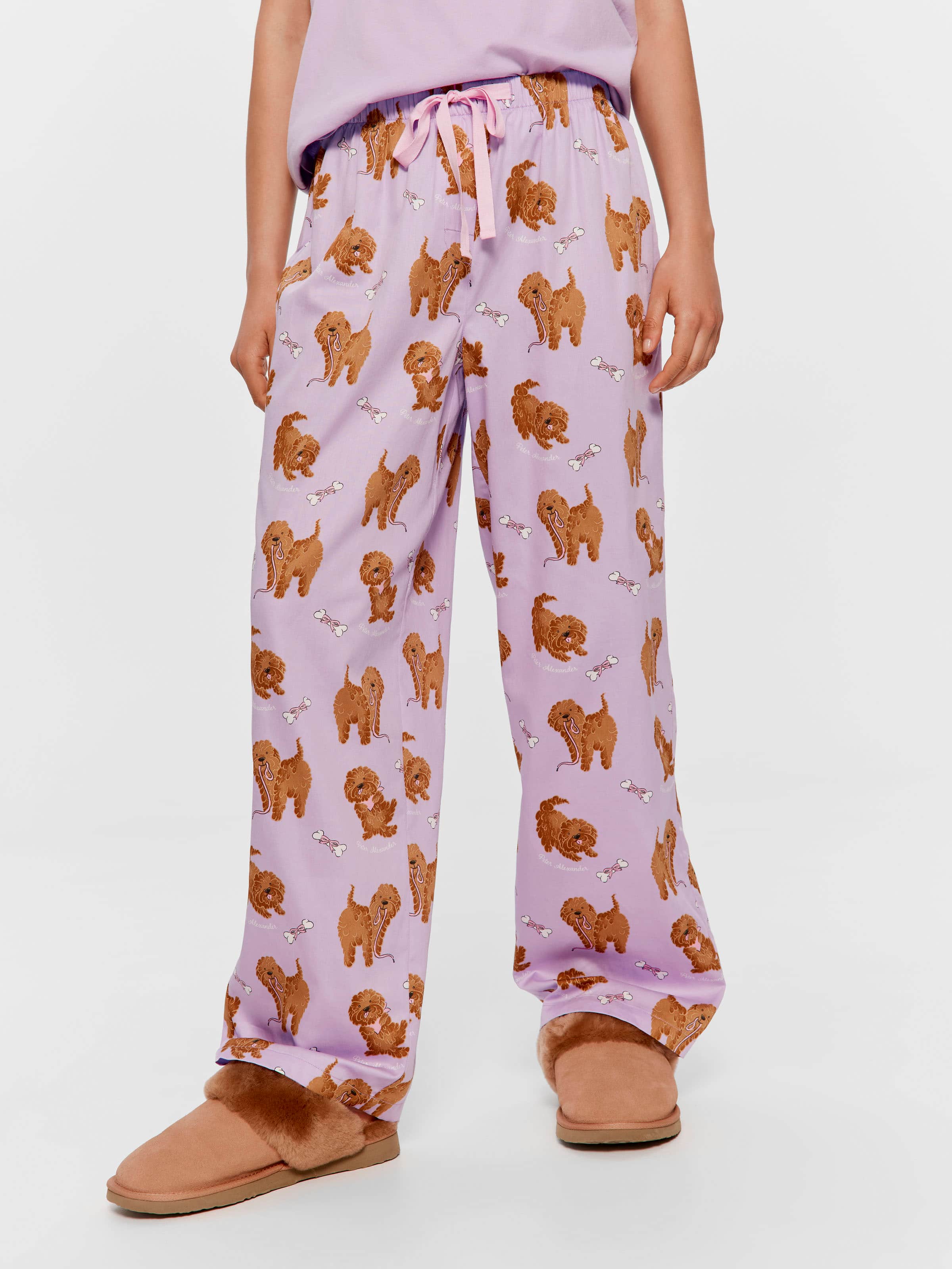 Lilac Cavoodle 100% Cotton Classic Pj Pant