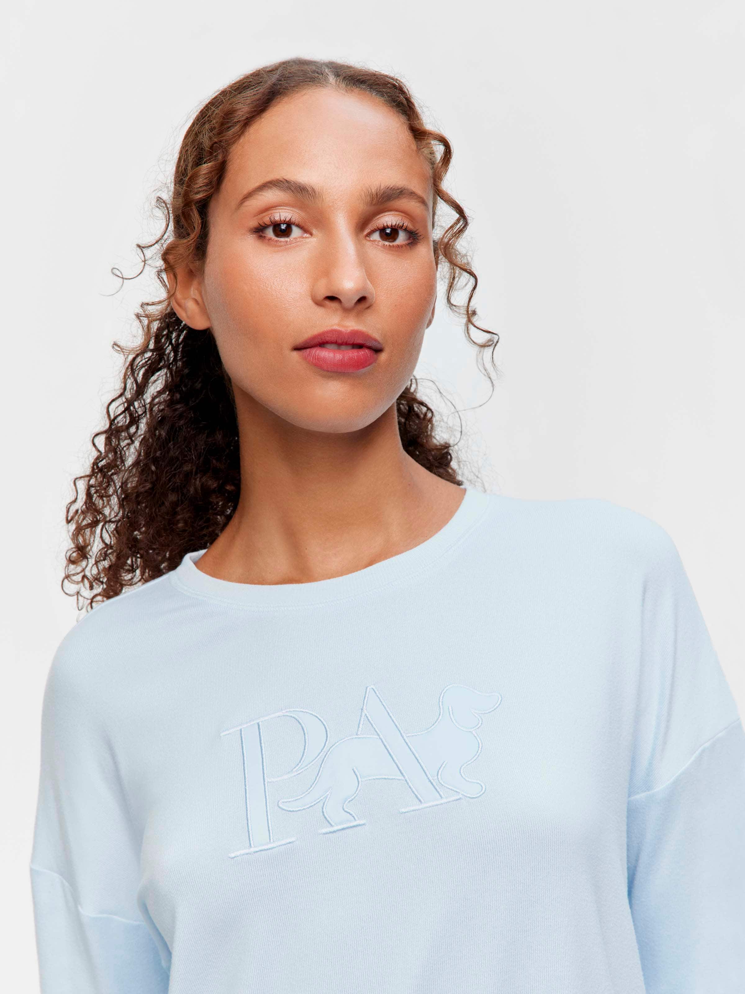 Blue Logo Plush Sweater