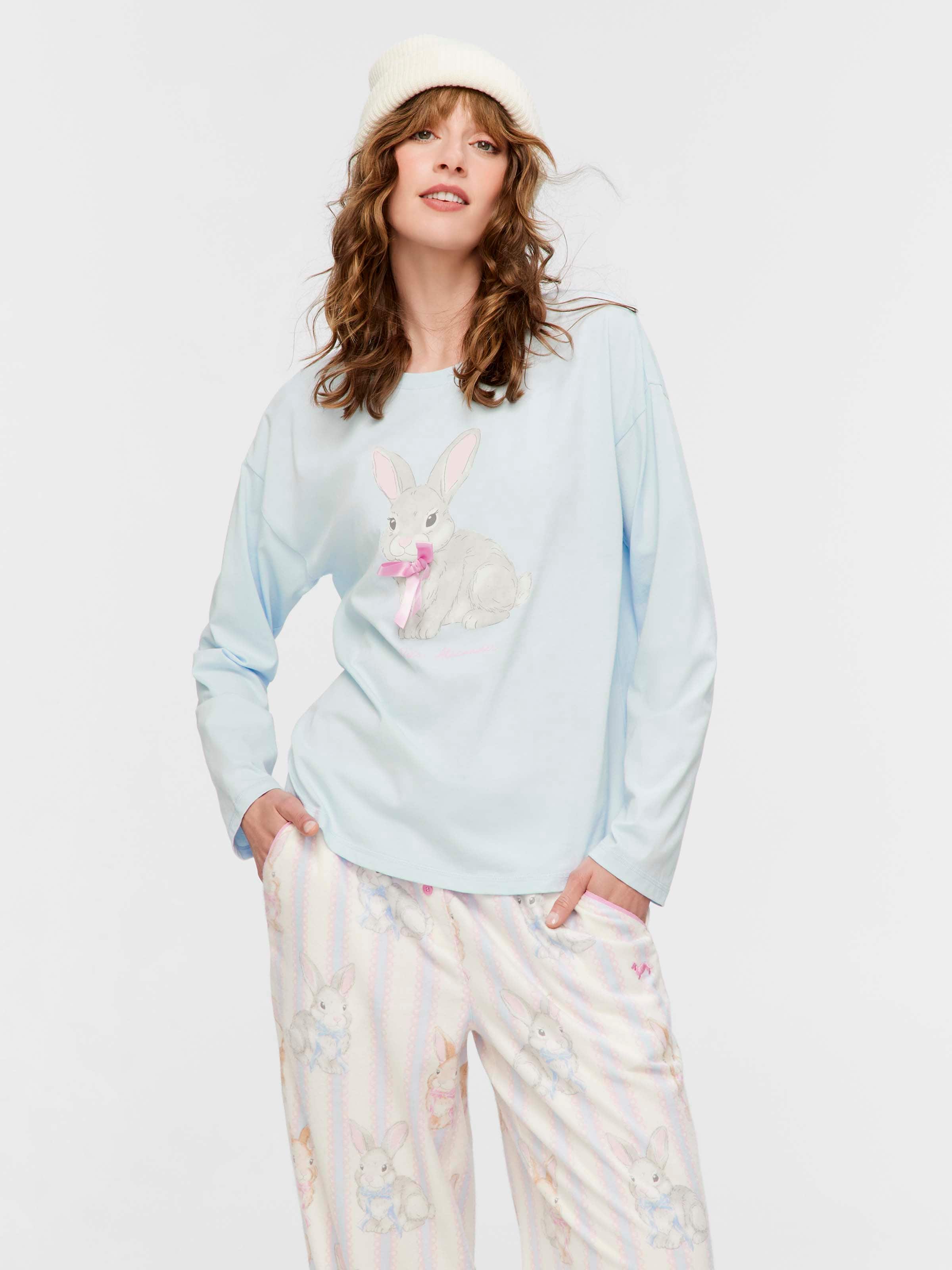 Bow Bunny 100% Cotton Long Sleeve Top