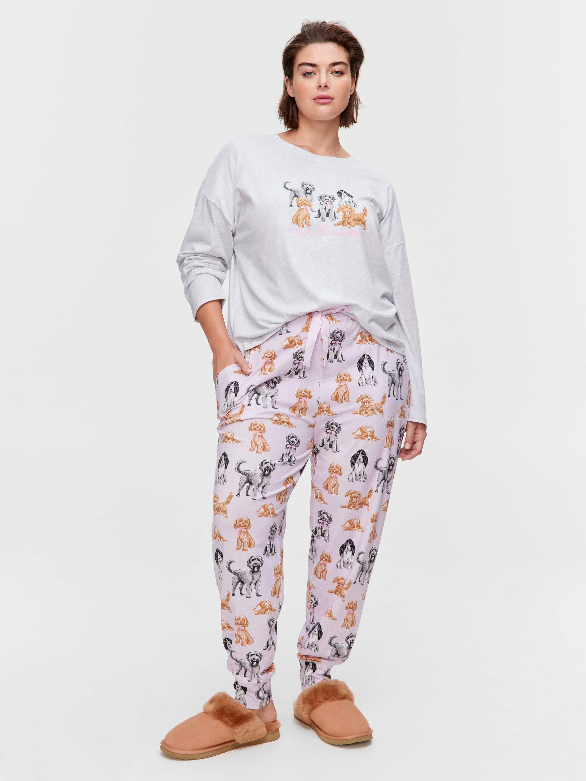 P.A. Plus All The Dogs Easy Pj Pant