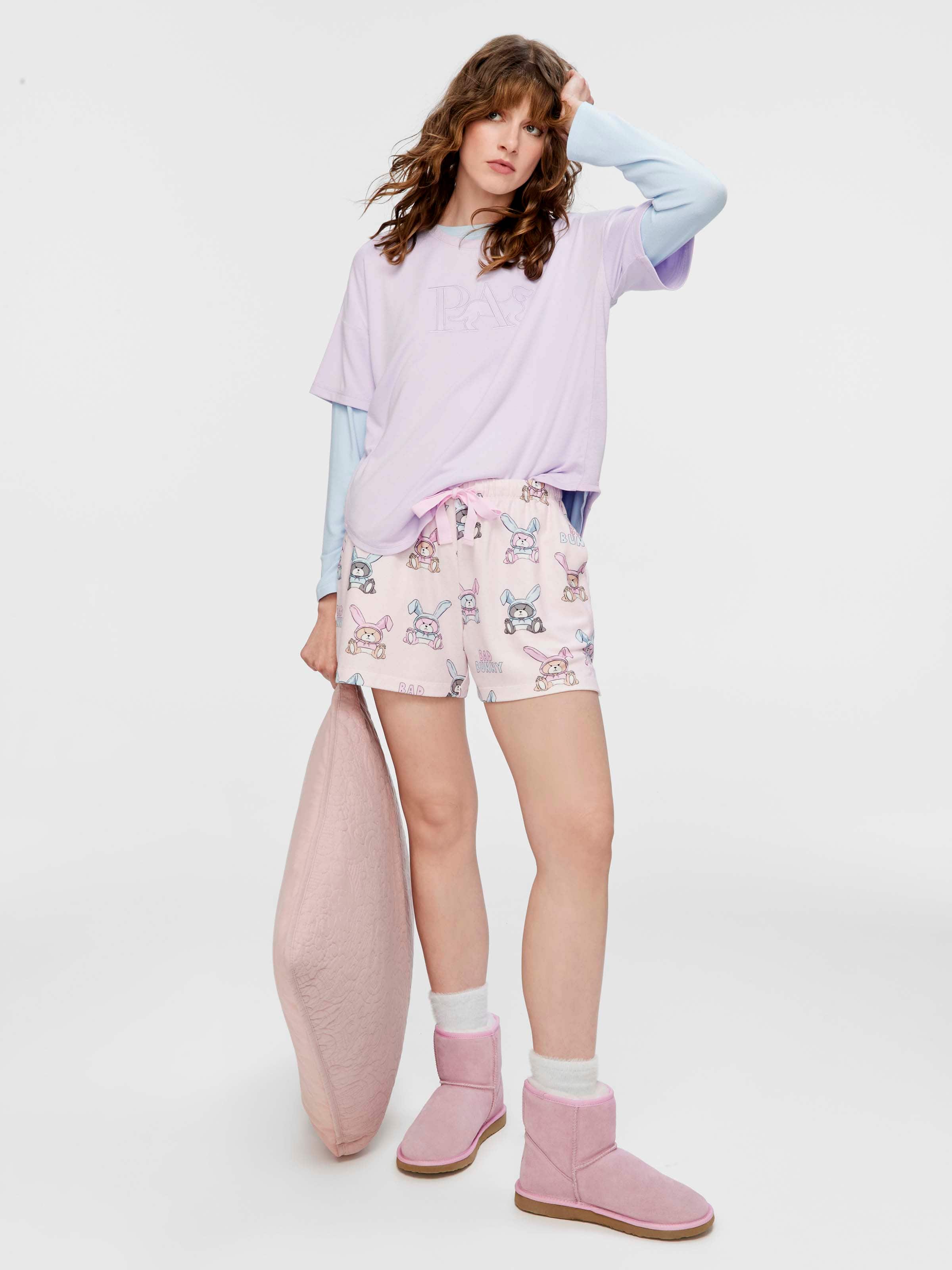 Bad Bunny Plush Mid Short