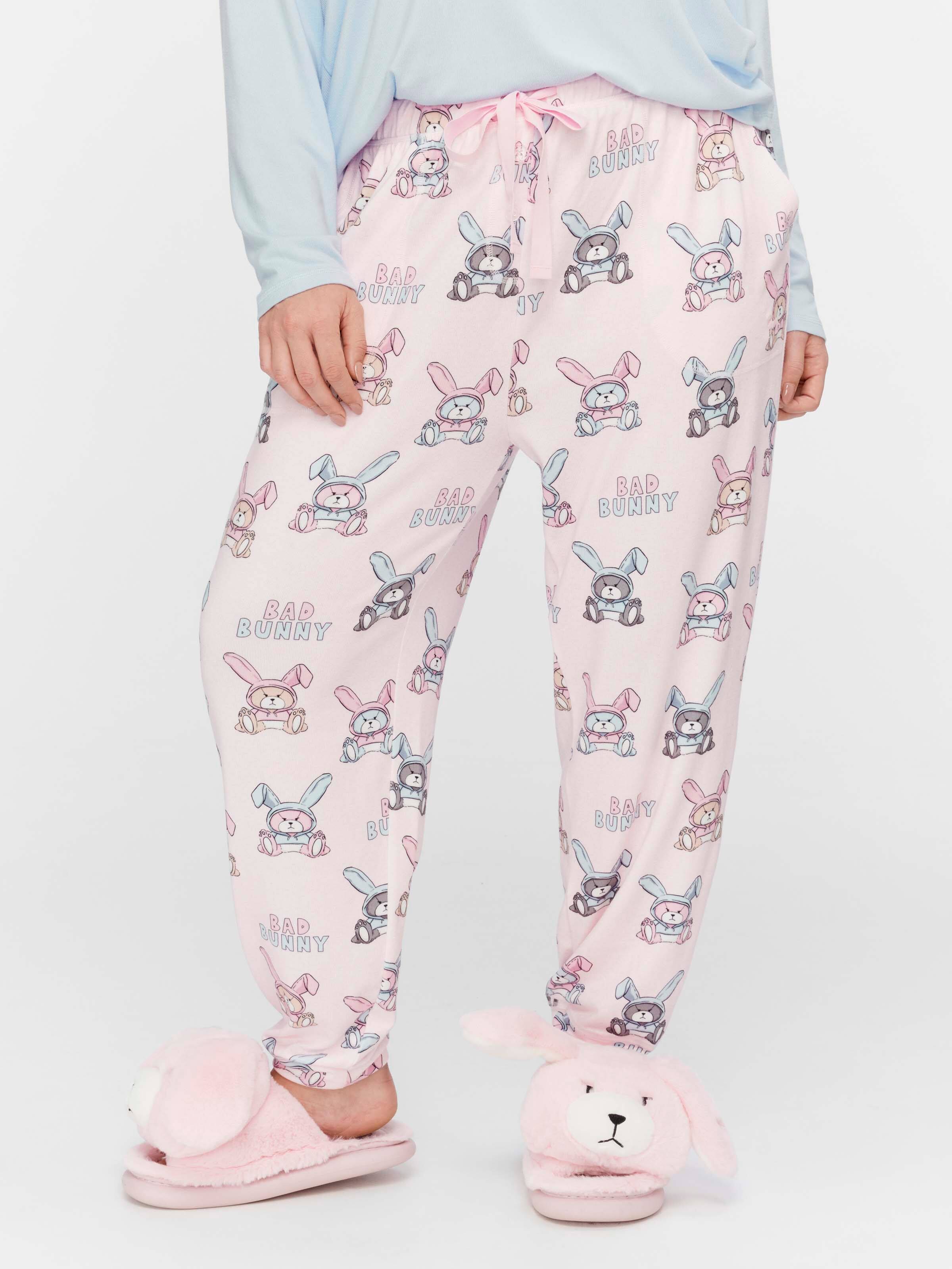 P.A. Plus Bad Bunny Plush Easy Pj Pant