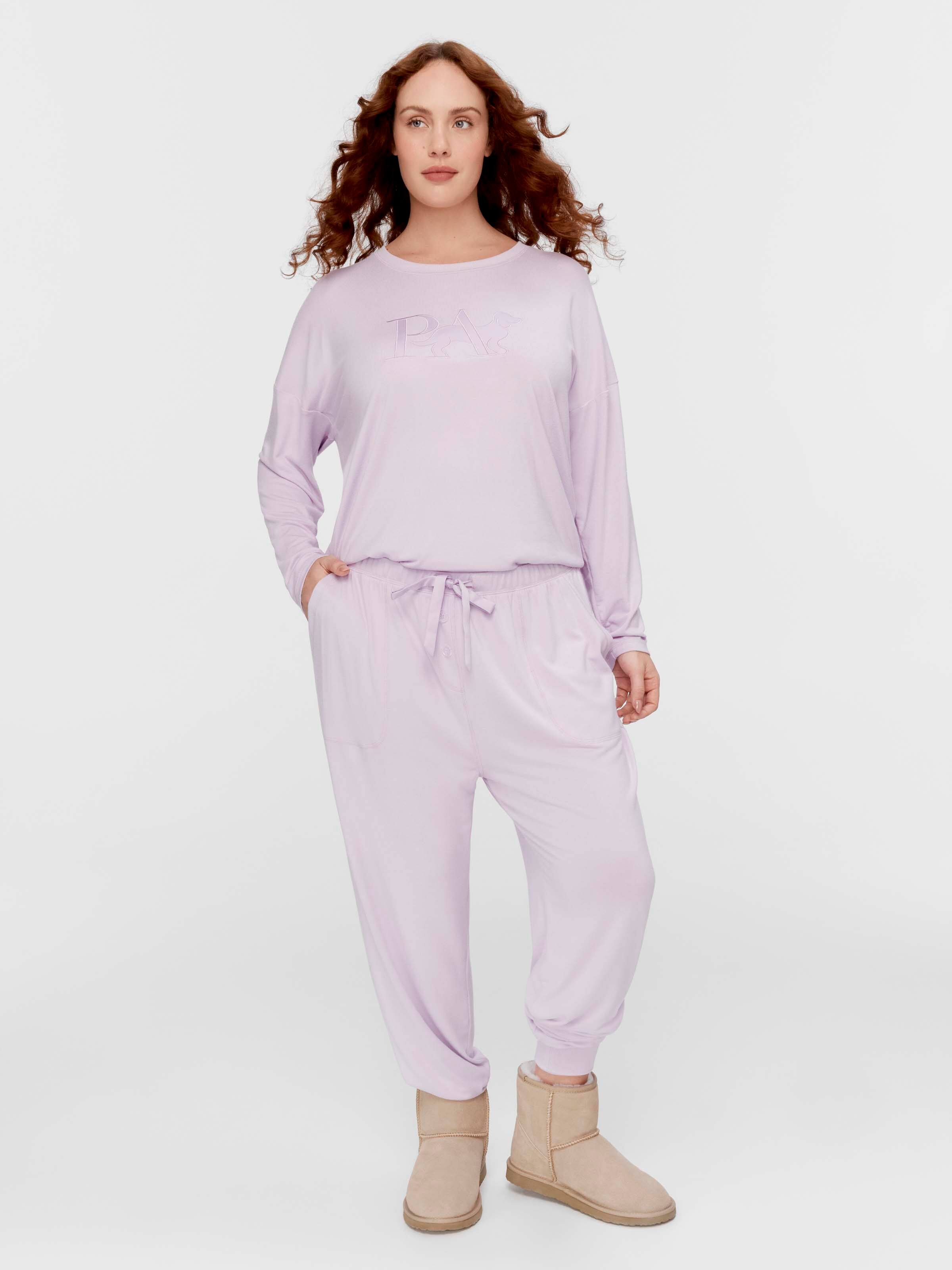 P.A. Plus Lilac Plush Easy Pj Pant