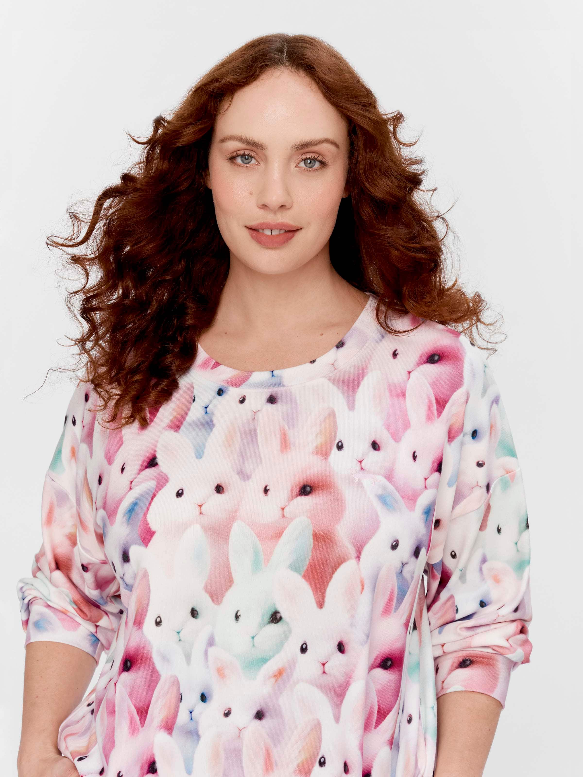 P.A. Plus Crazy Bunny Plush Sweater