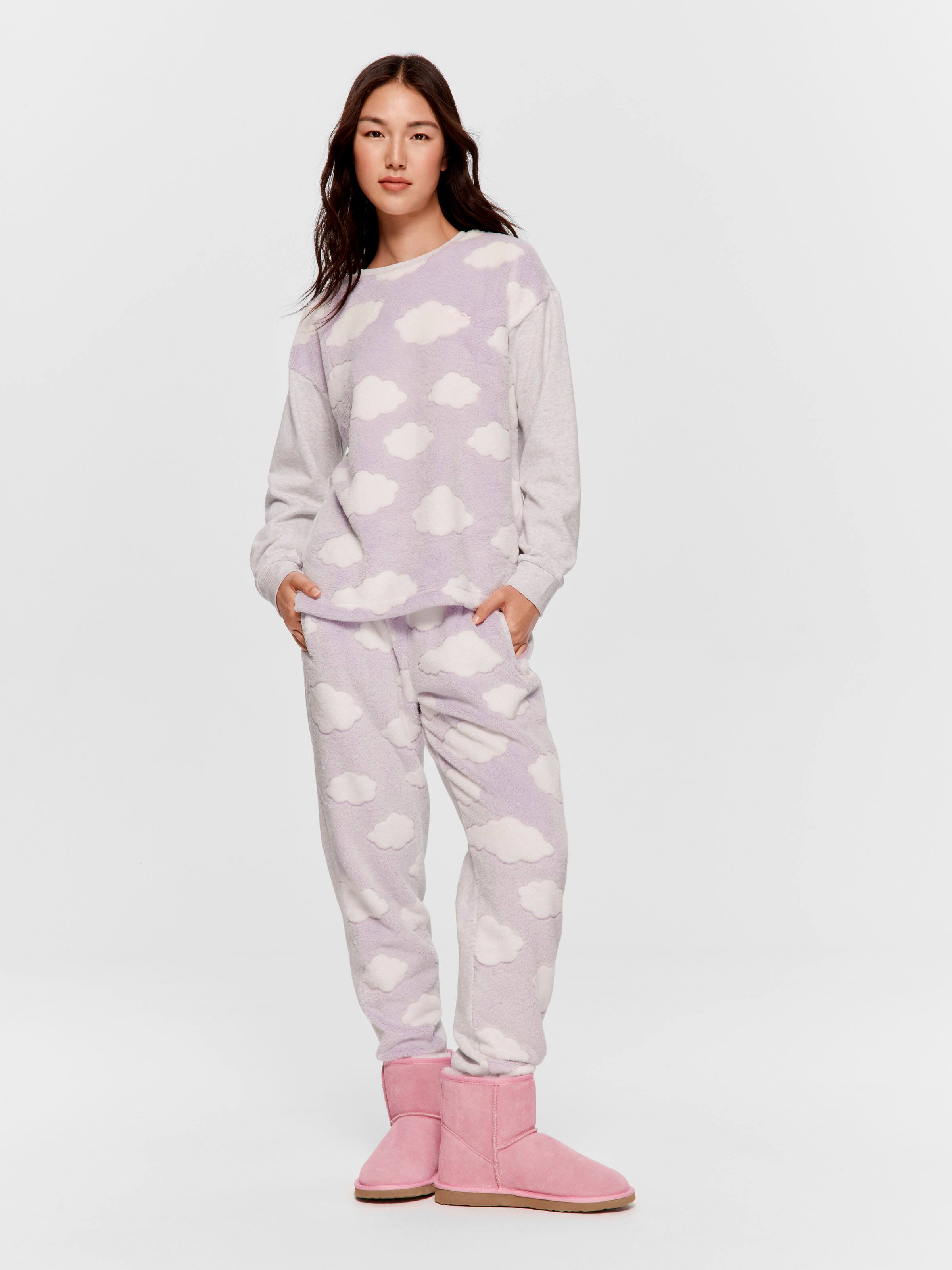 Lilac Cloud Cuddle Fleece Sweater