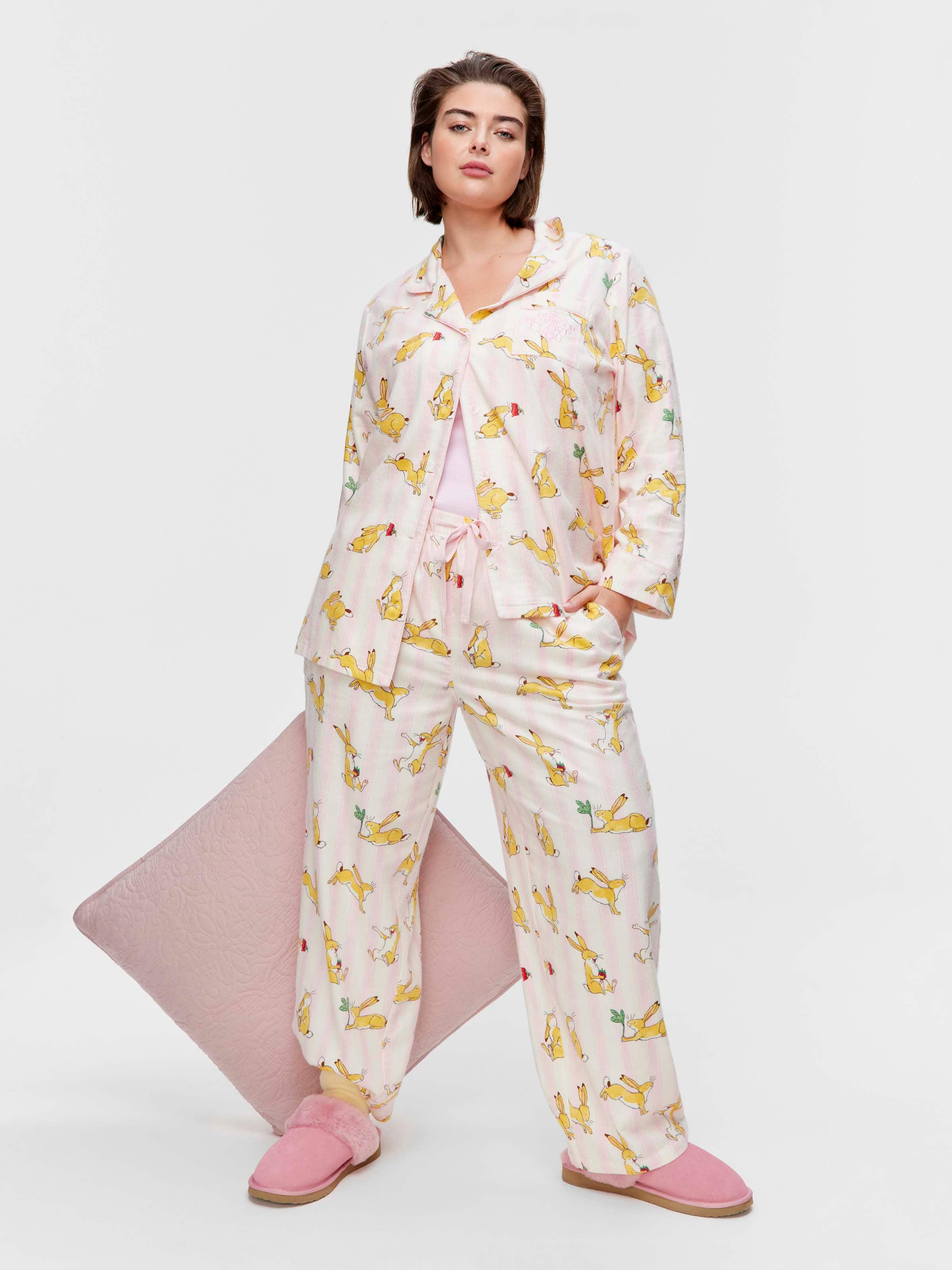 P.A. Plus Guess How Much I Love You Bamboo Flannelette Classic Pj Set