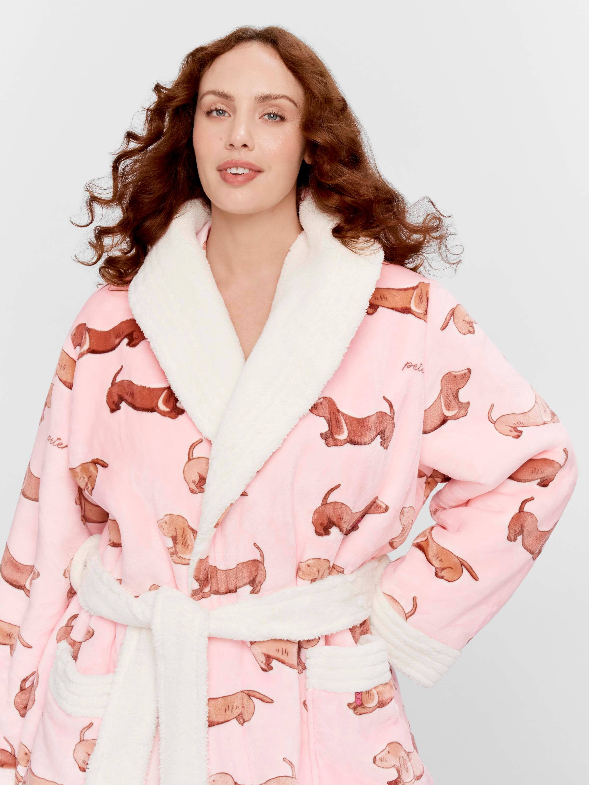 P.A. Plus Pink Dachshund Fashion Gown