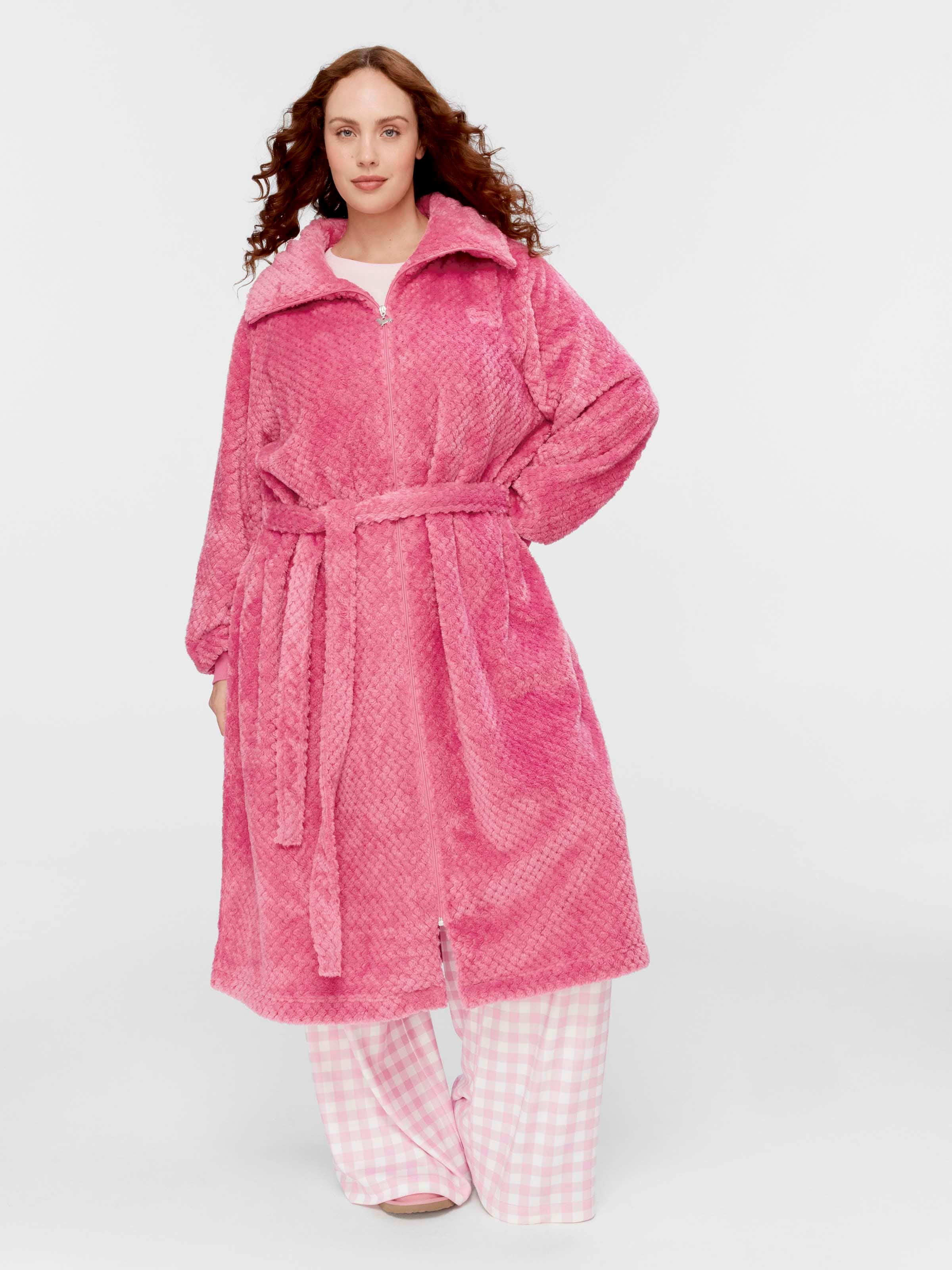 P.A. Plus Pink Judy Zip Gown