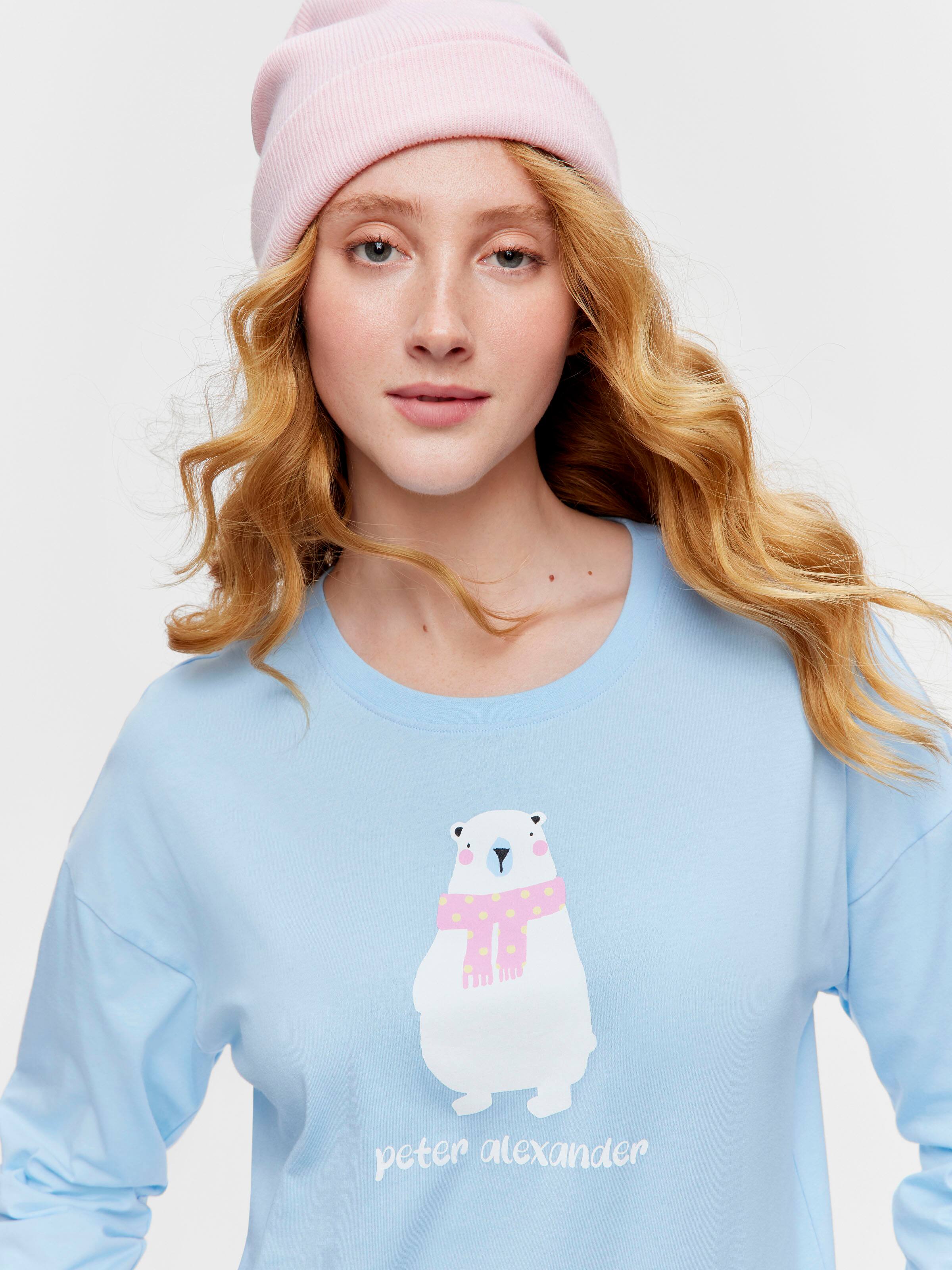 Polar Bear 100% Cotton Long Sleeve Top