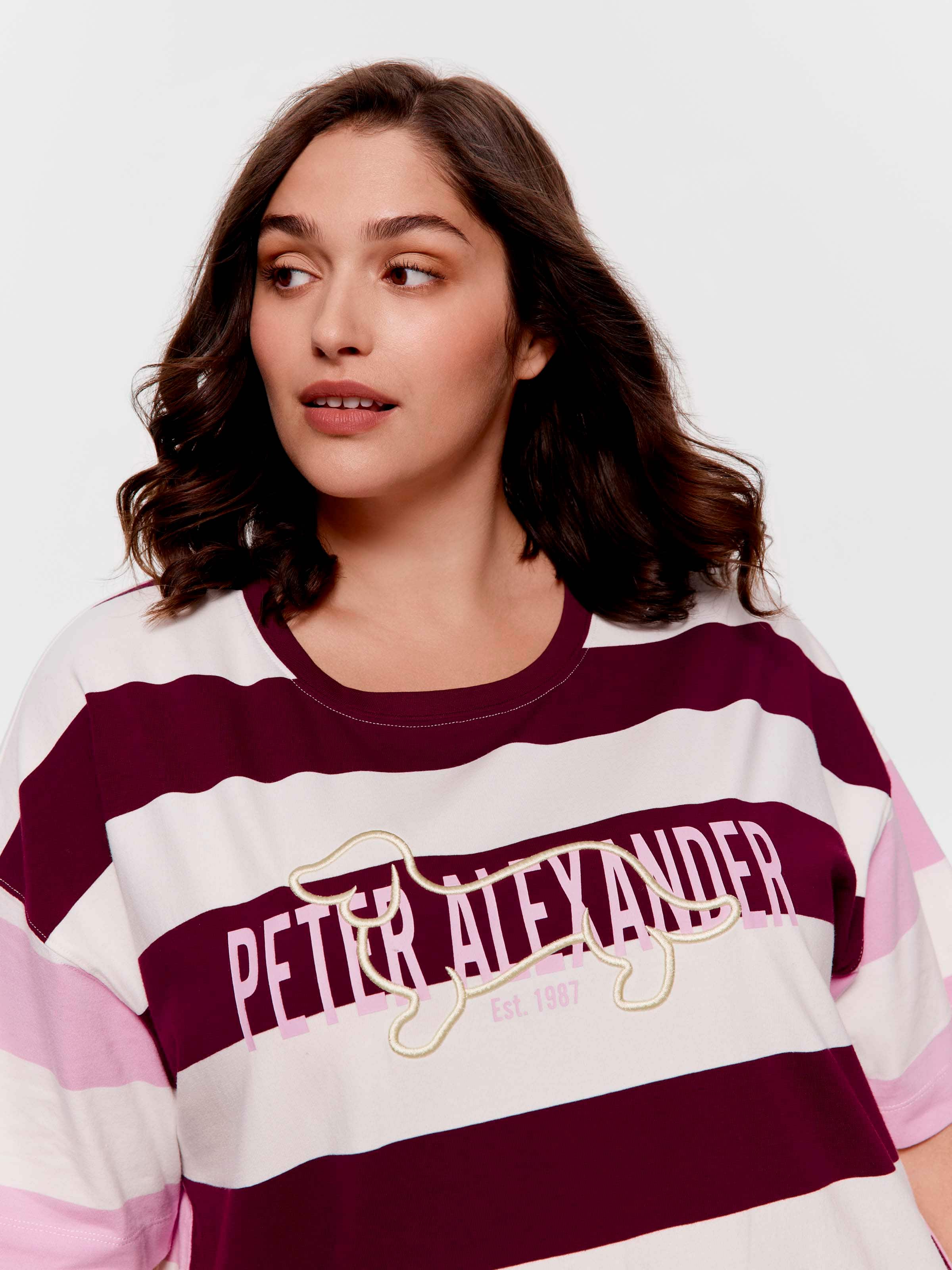 P.A. Plus Heritage Striped Sleep Tee