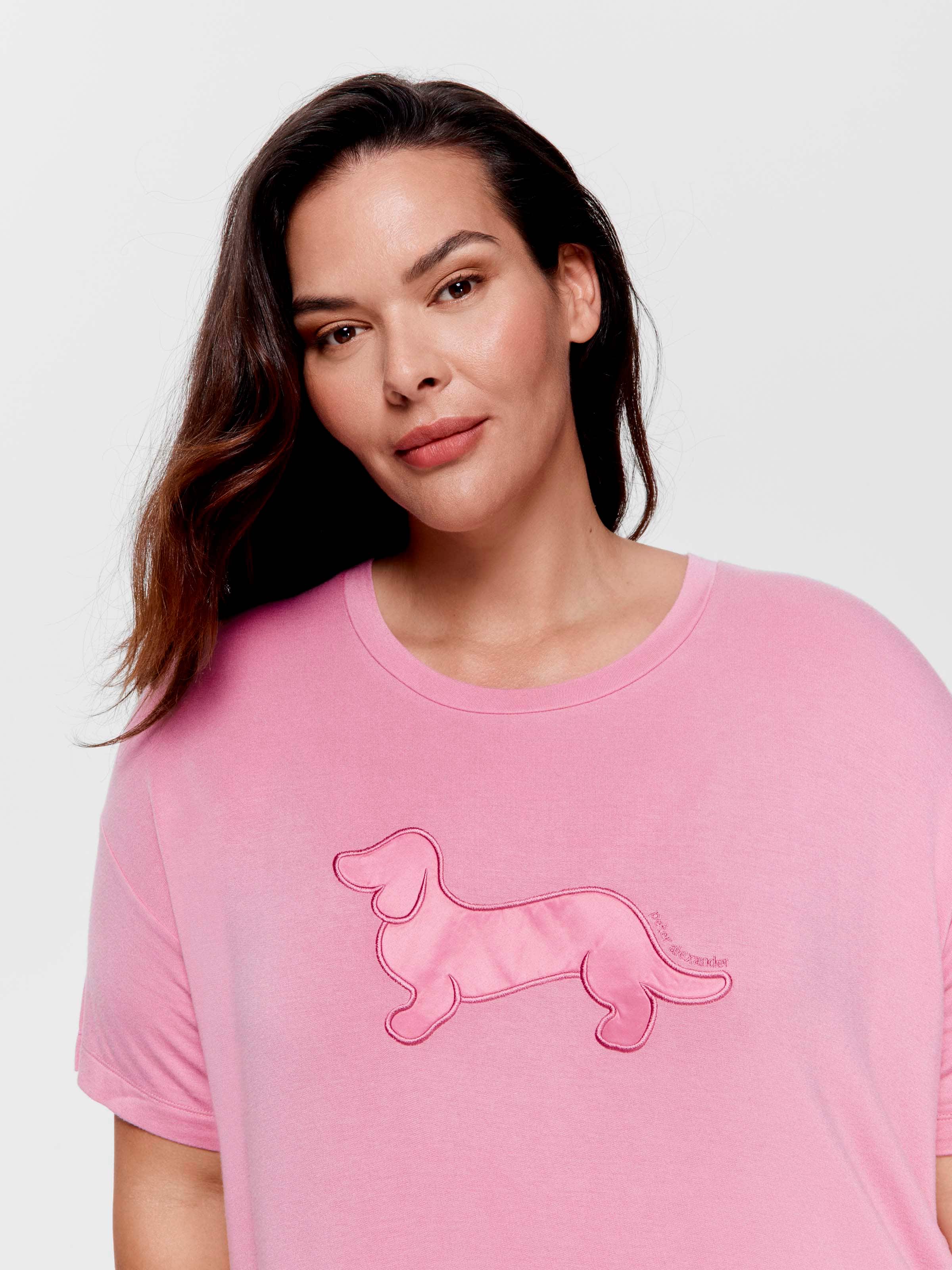 P.A. Plus Applique Penny Boyfriend Sleep Tee