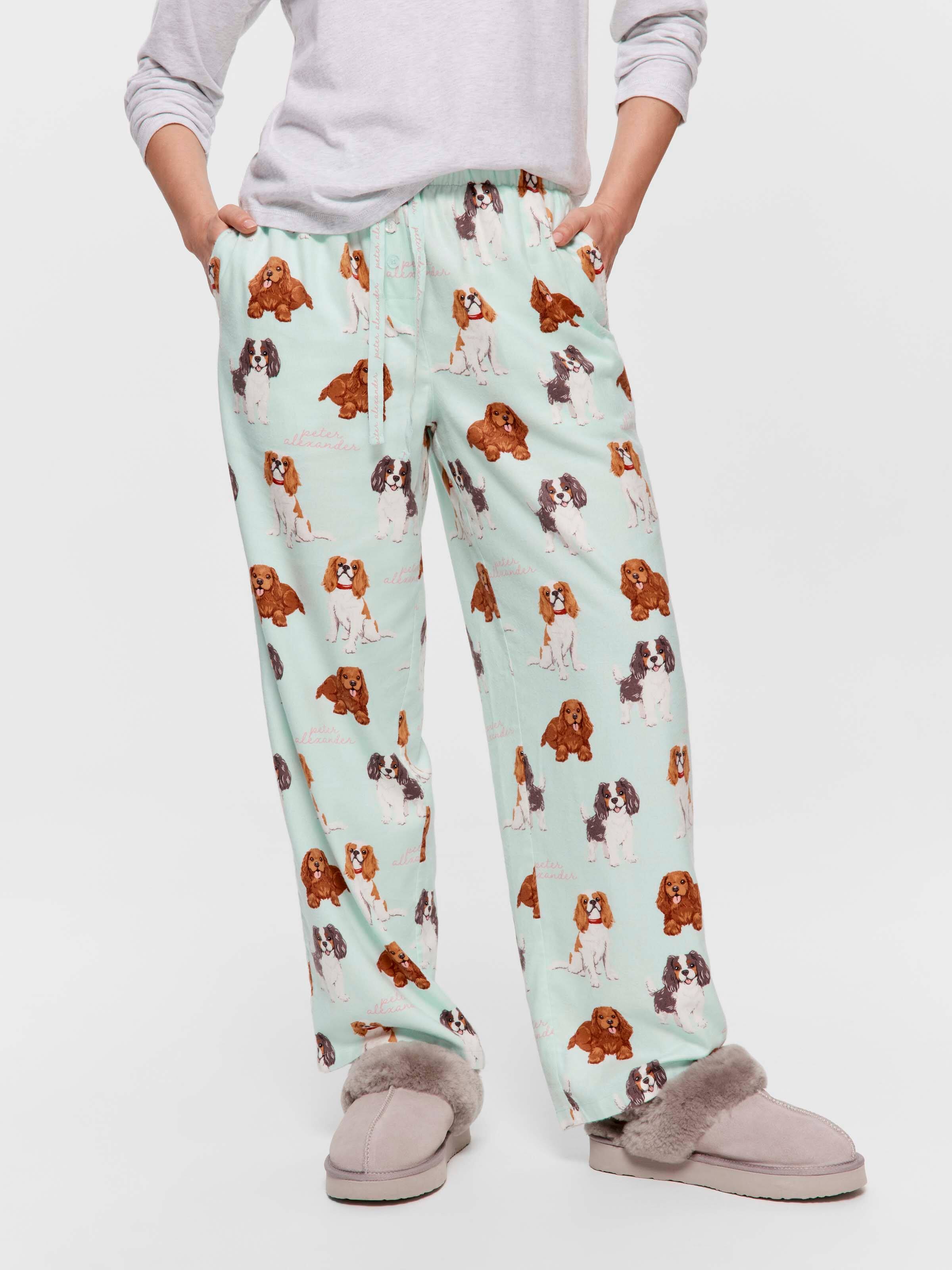 King Charles Cavalier Bamboo Flannelette Classic Pj Pant