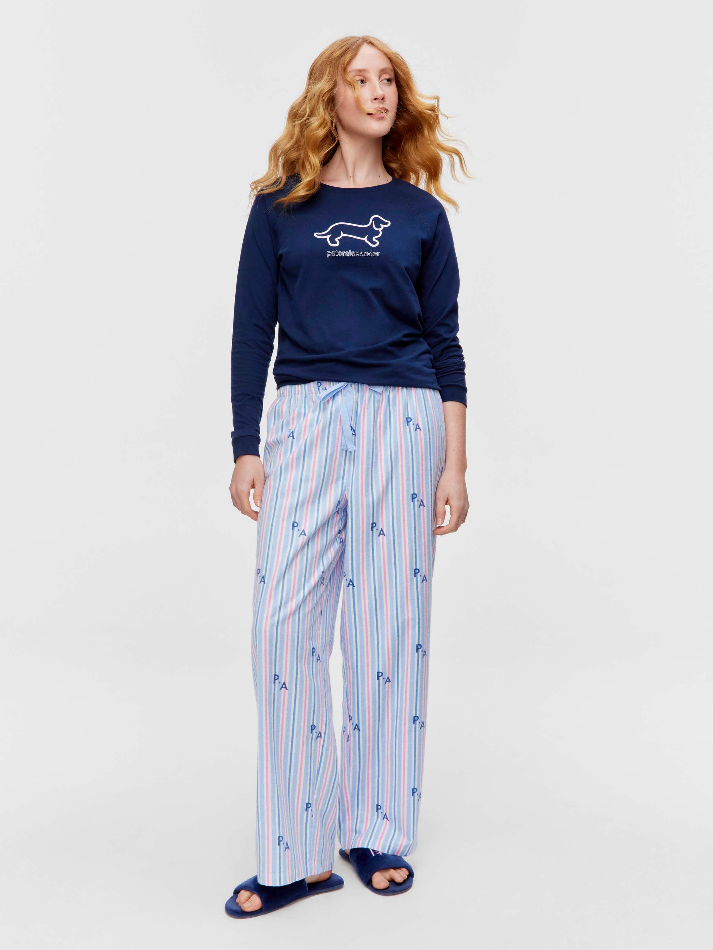 P.A. Stripe 100% Cotton Flannelette Classic Pj Pant