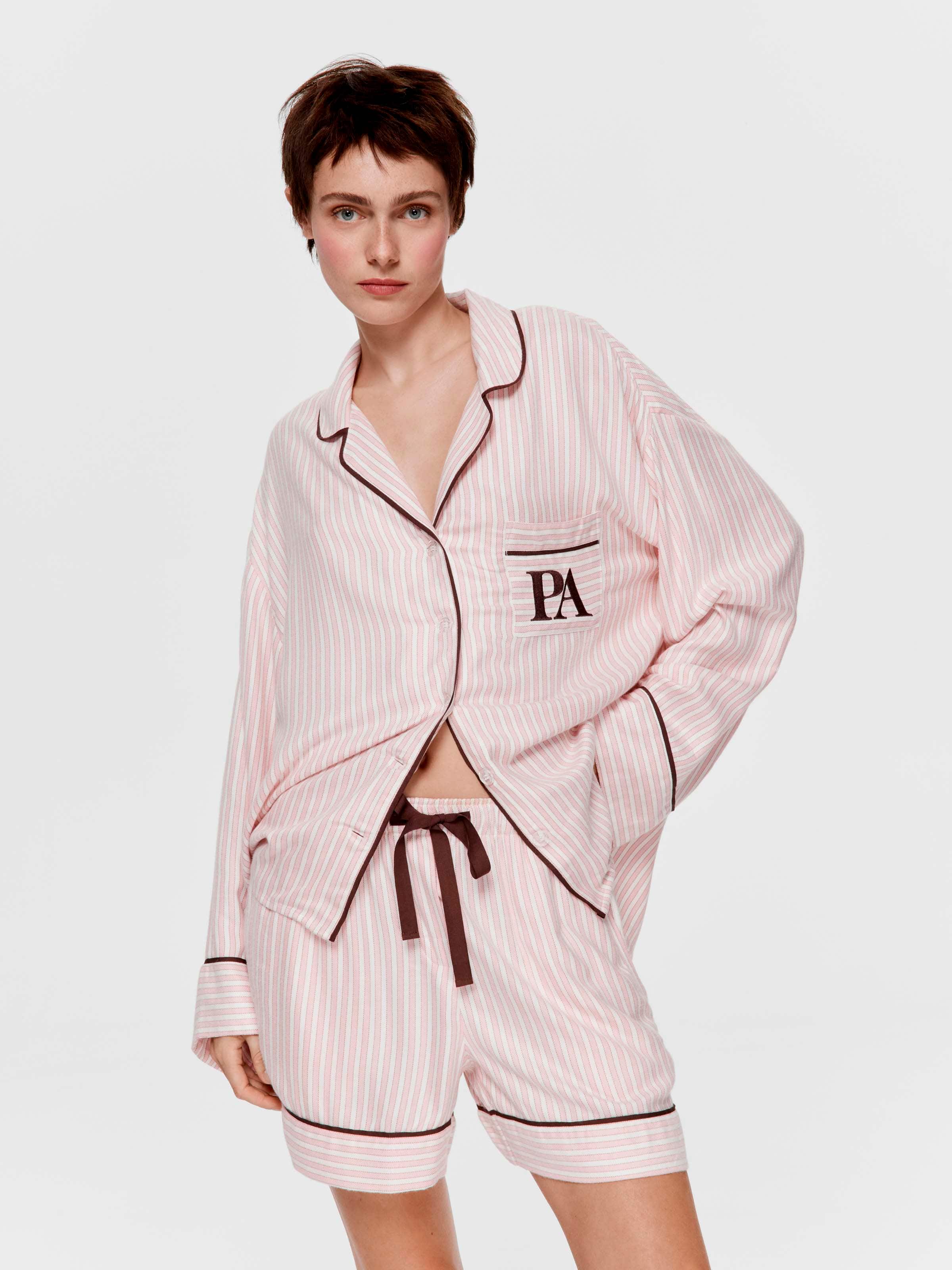 Candy Stripe Mini Tuxedo Short