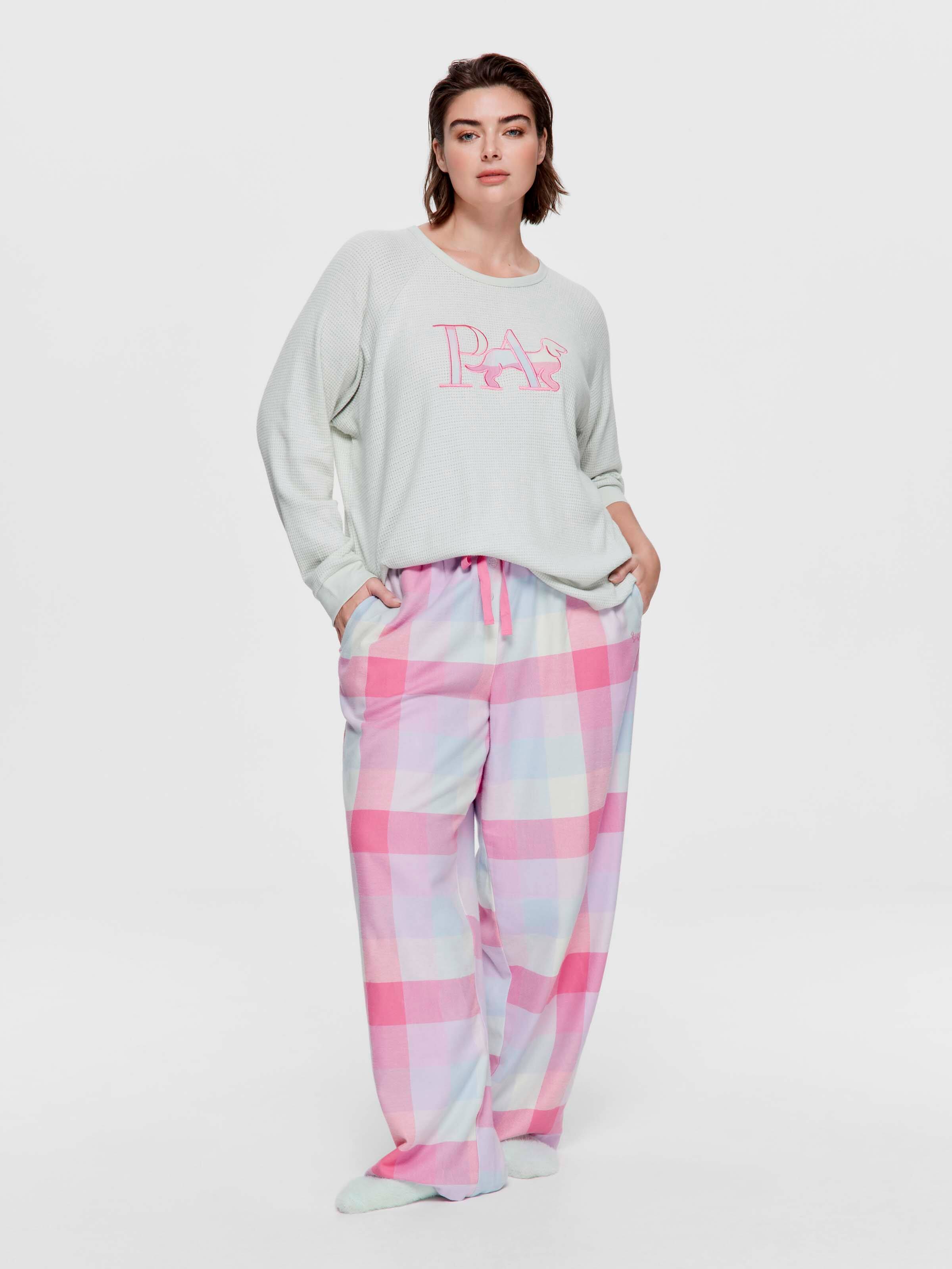 P.A. Plus Buffalo Check 100% Cotton Flannelette Classic Pj Pant