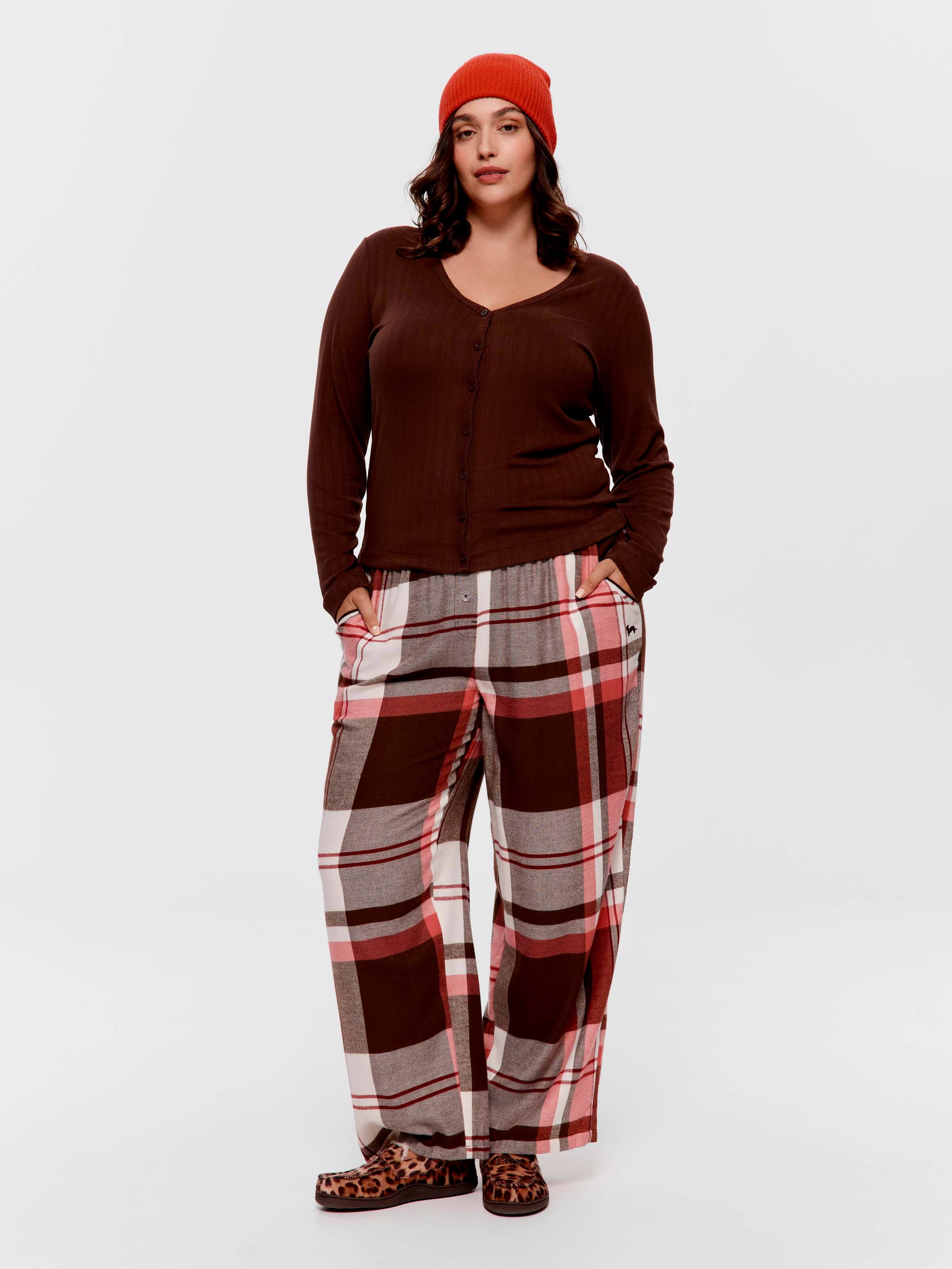 P.A. Plus Chocolate Pointelle Cardi Top