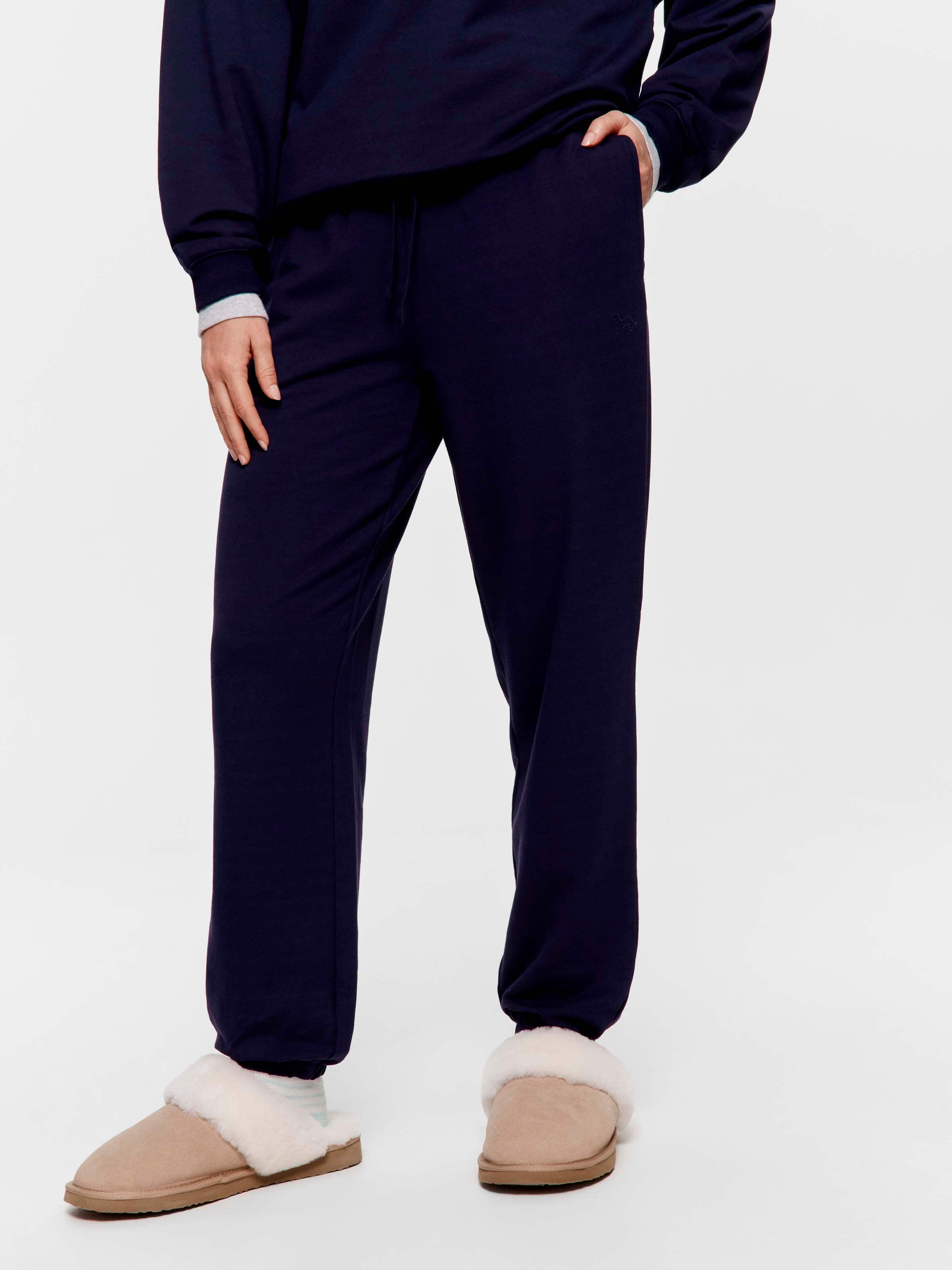 Navy Heritage Cuff Track Pant