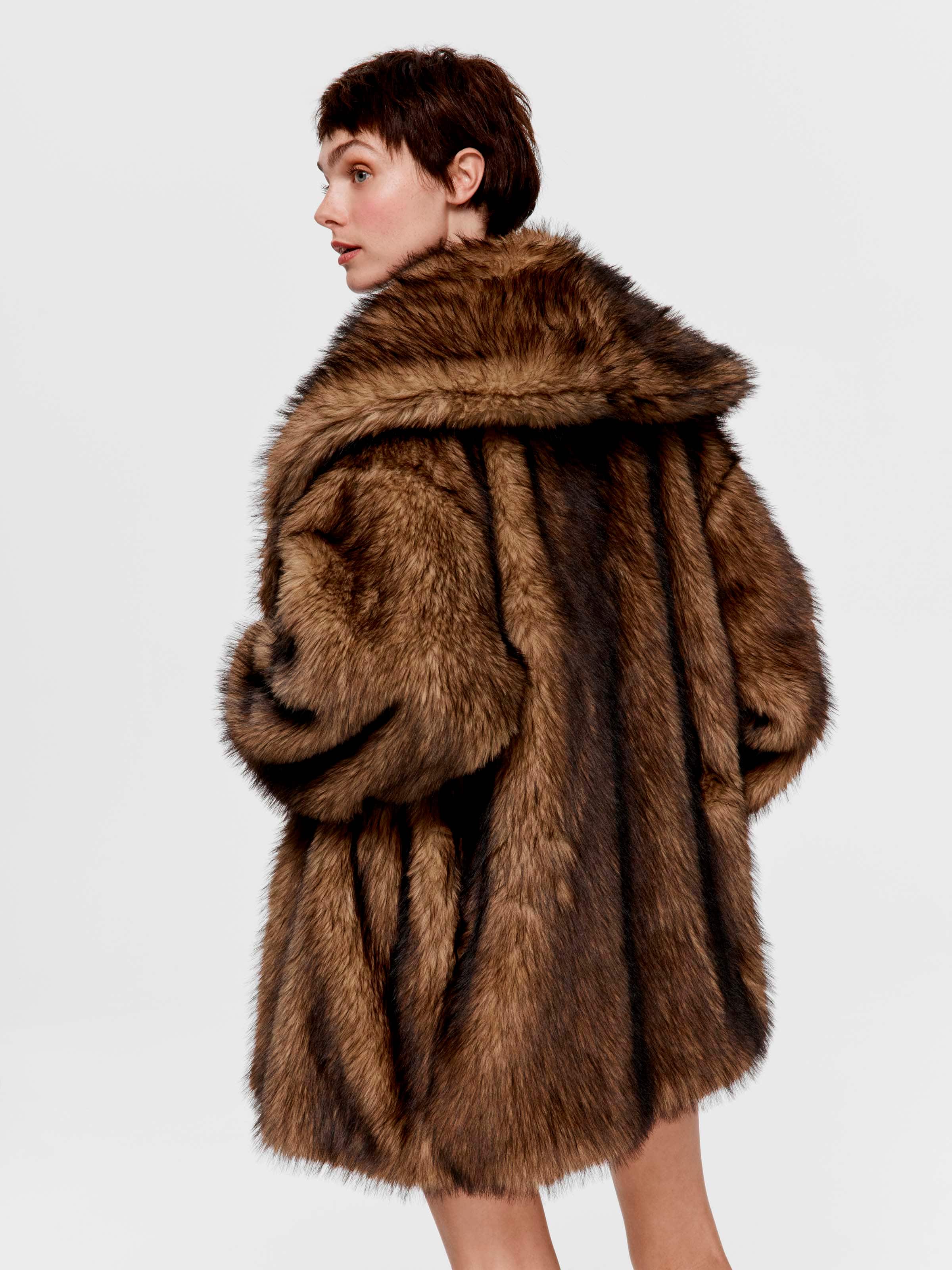 Faux Fur Fashion Shrug