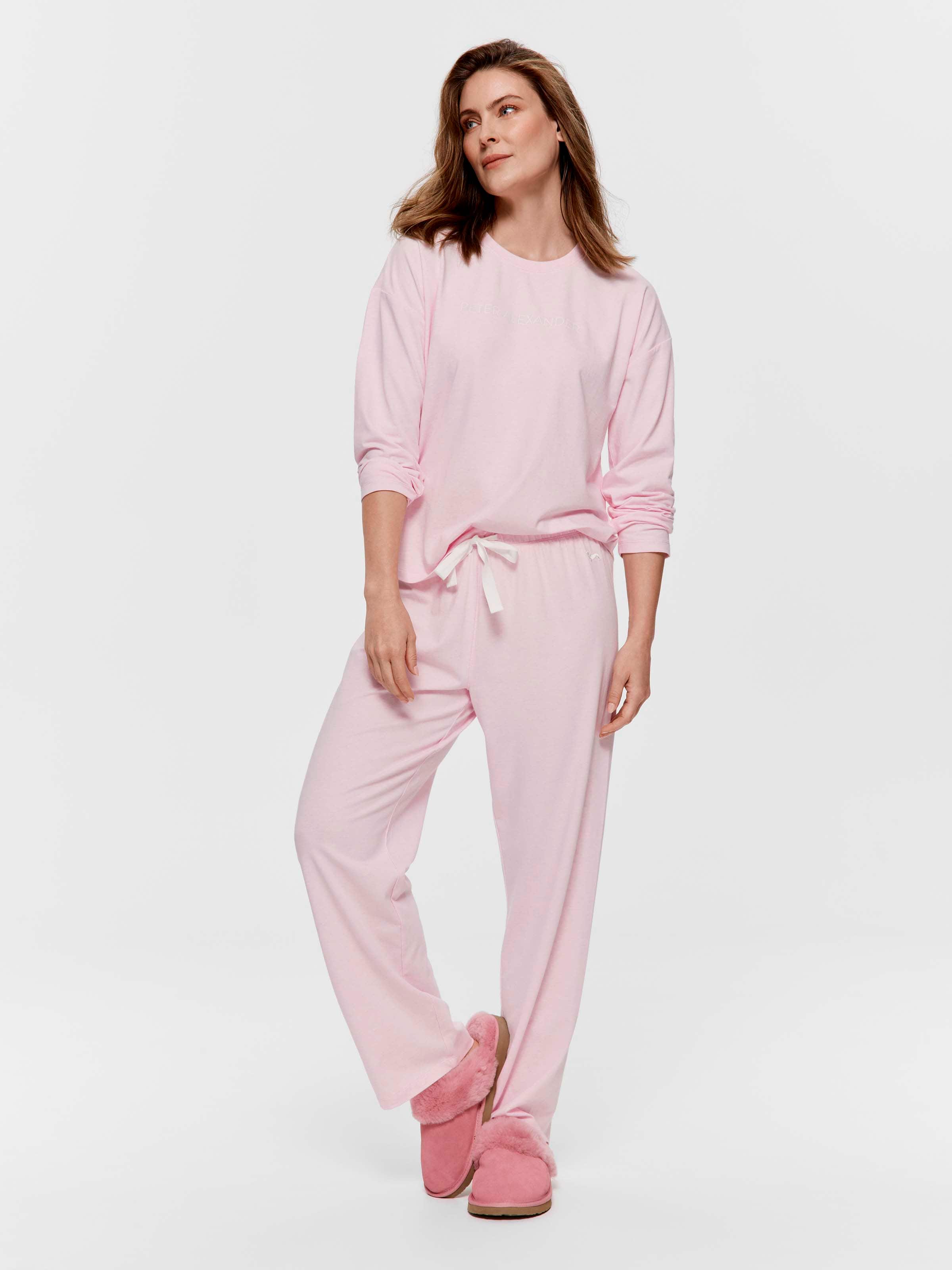 Pink Marle Tapered Pj Pant