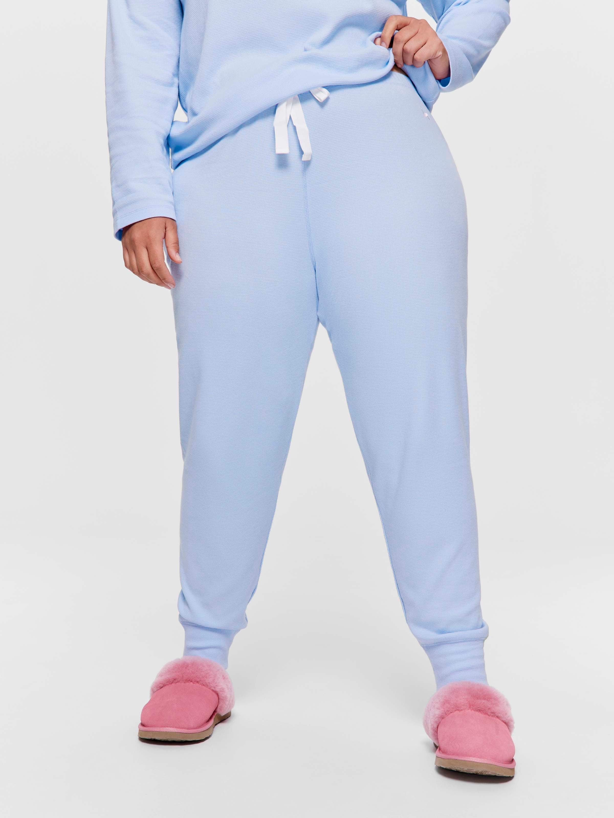 P.A. Plus Cornflower Waffle Easy Pj Pant