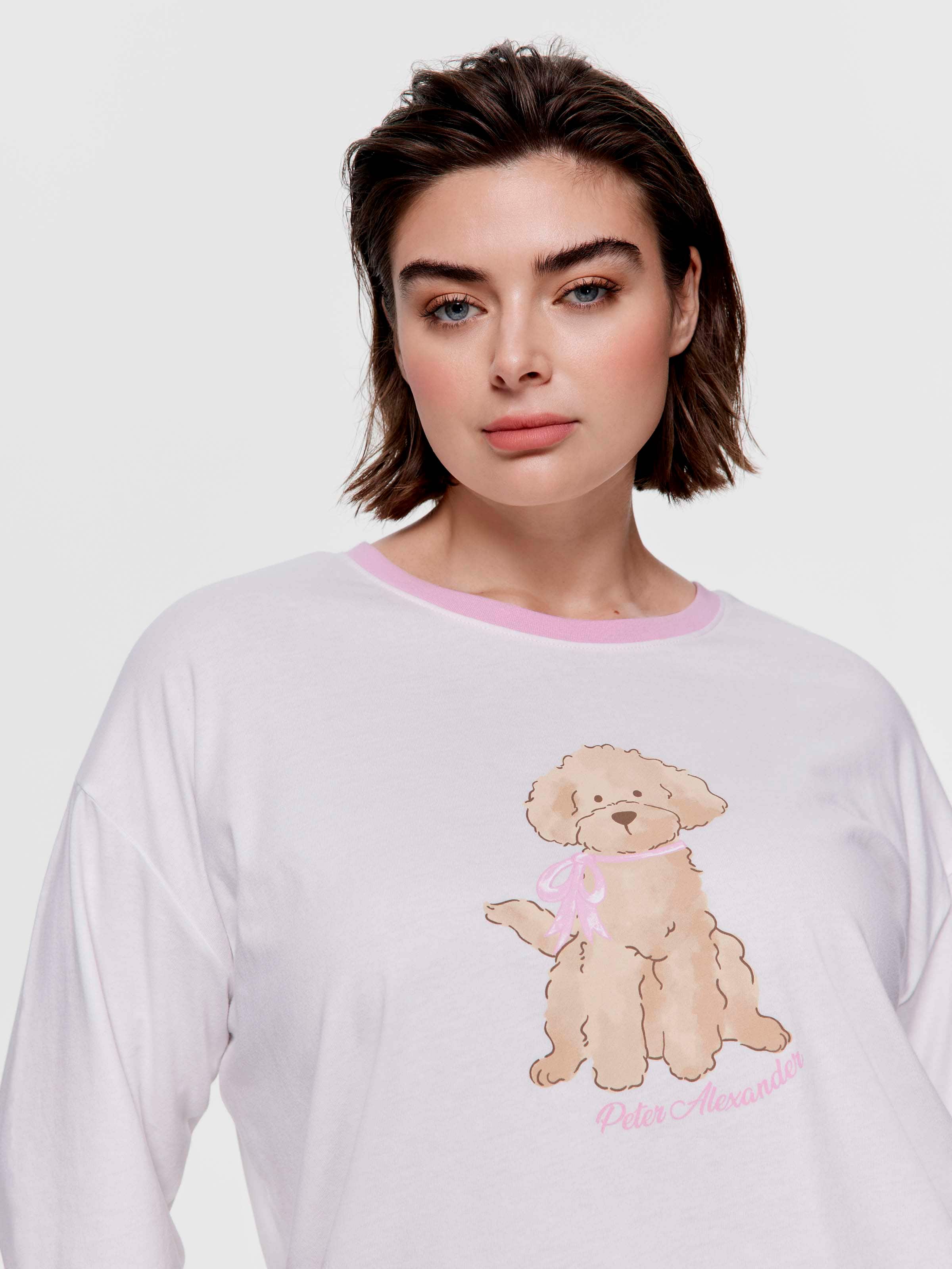 P.A. Plus Cavoodle Bow 100% Cotton Sweater