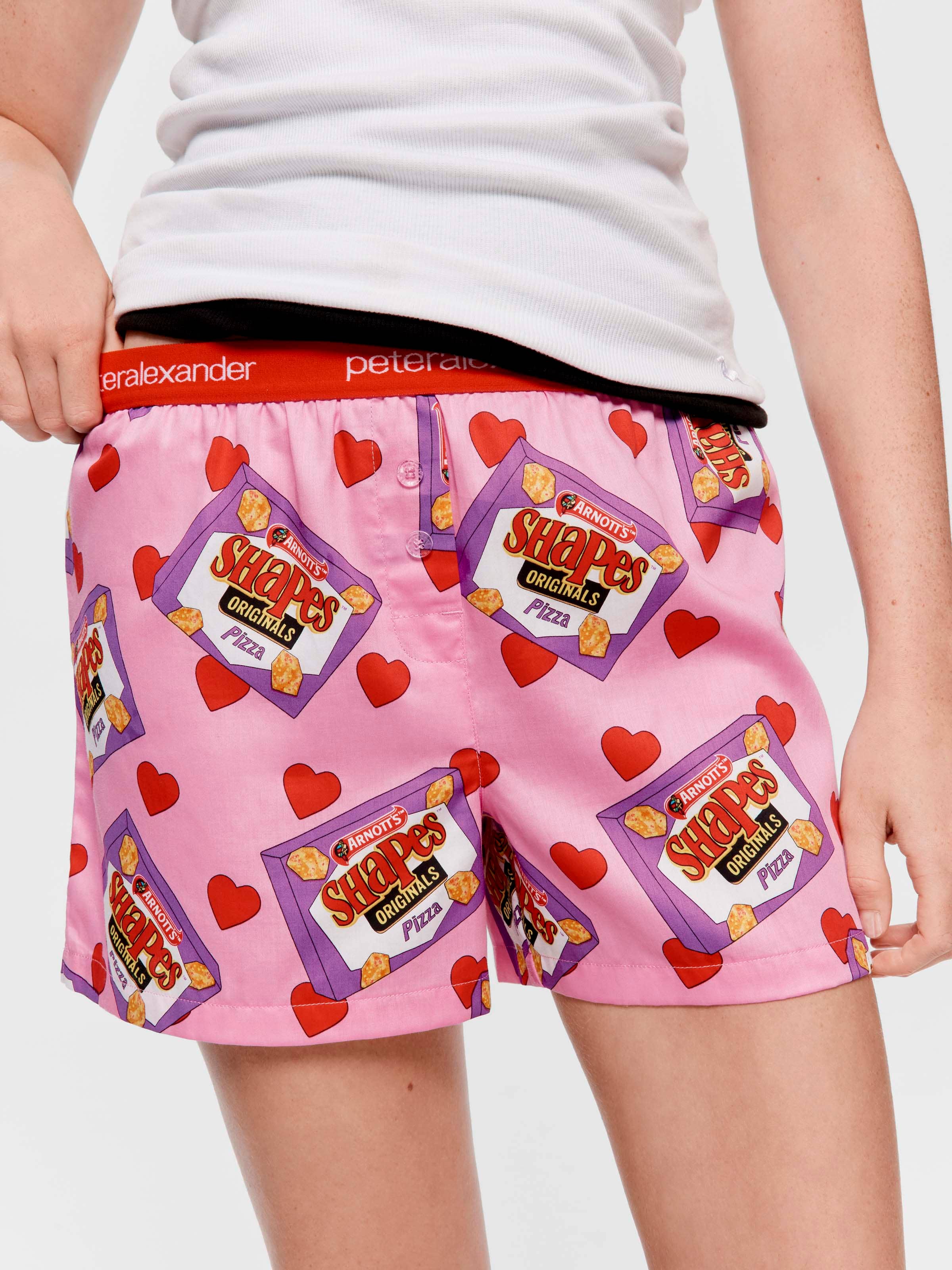 Arnott's Pizza Shapes 100% Cotton Boxer Short
